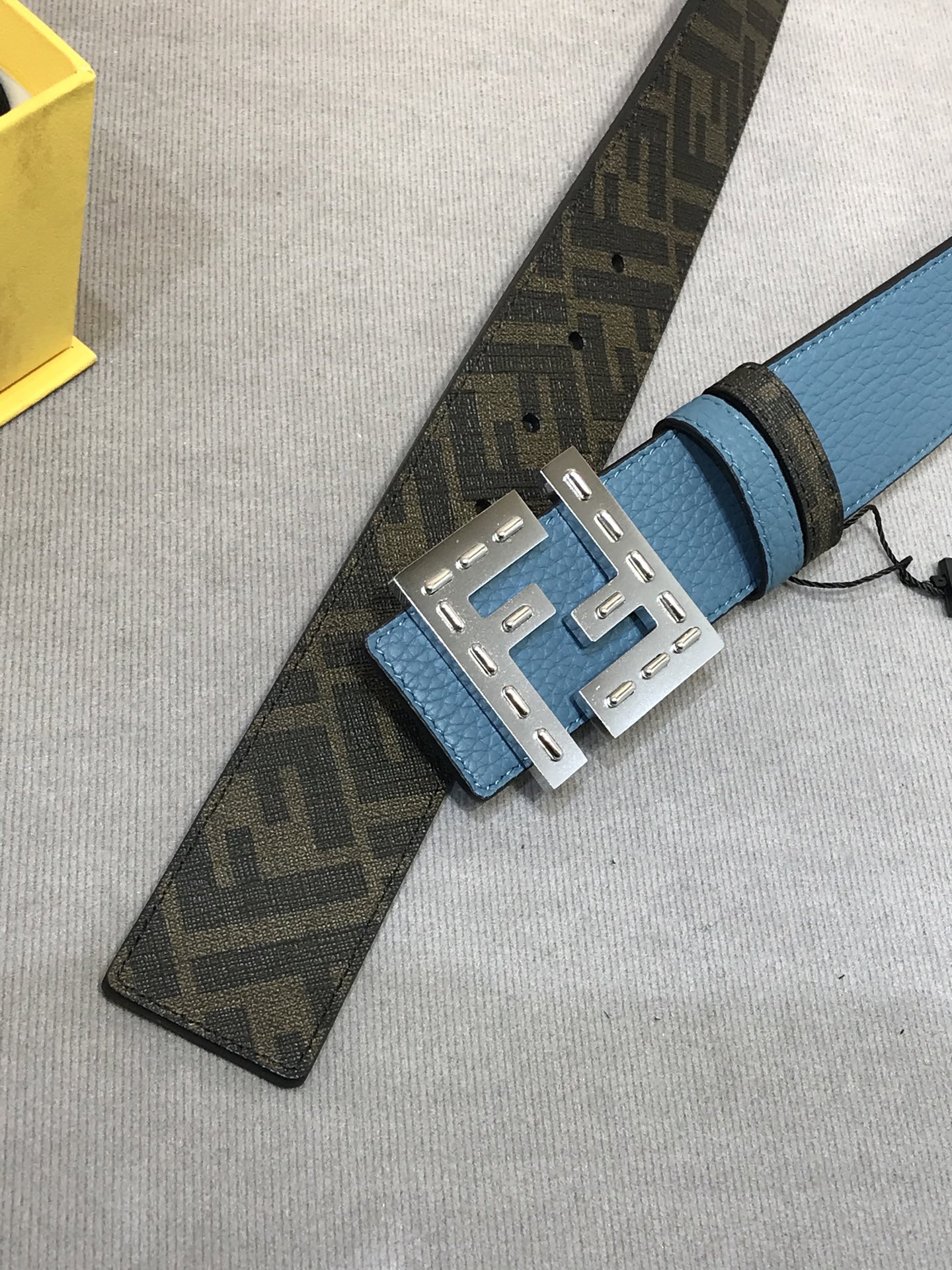 Fendi Leather Belt Cow Leather M