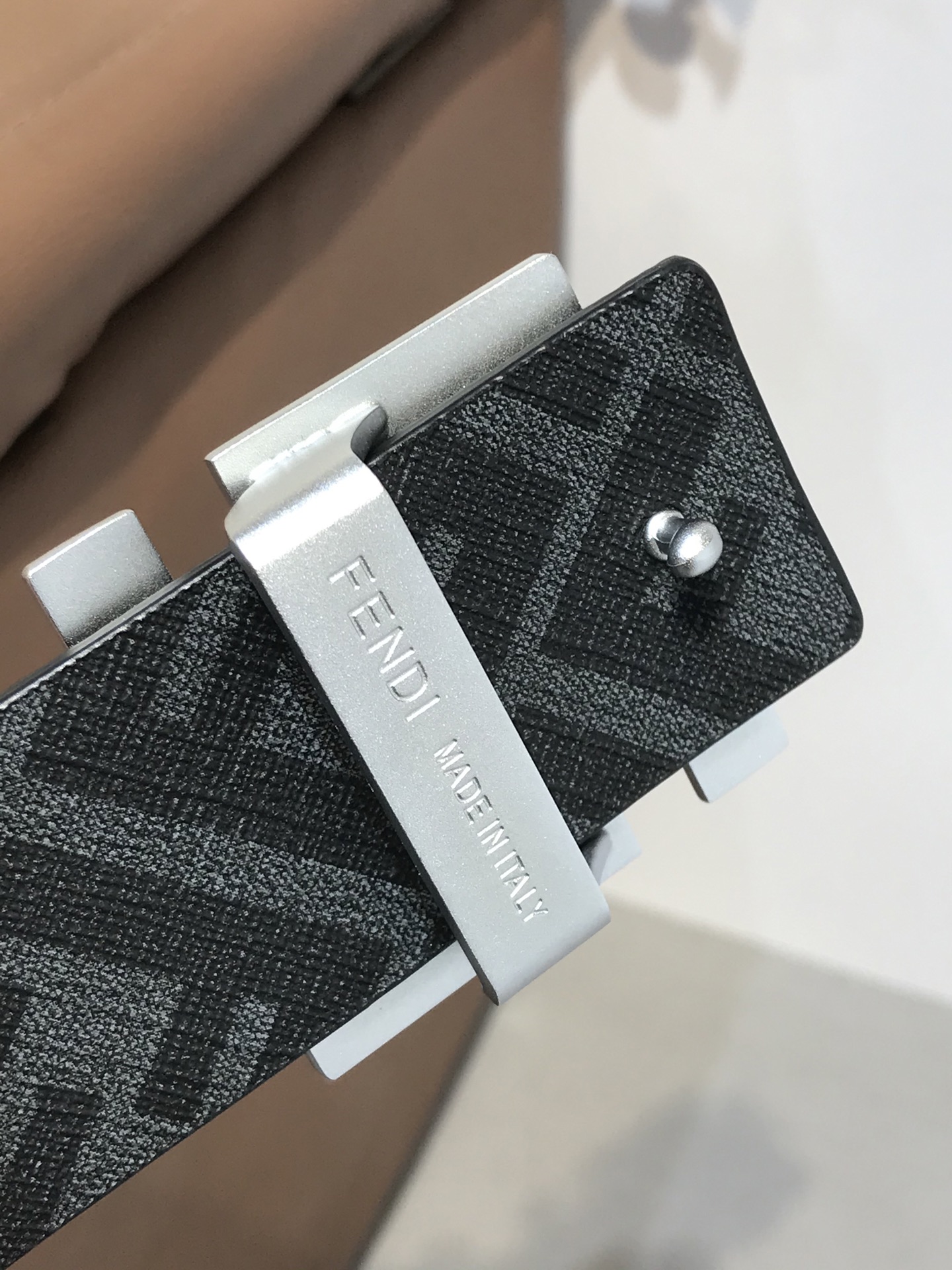 Fendi Leather Belt Cow Leather M