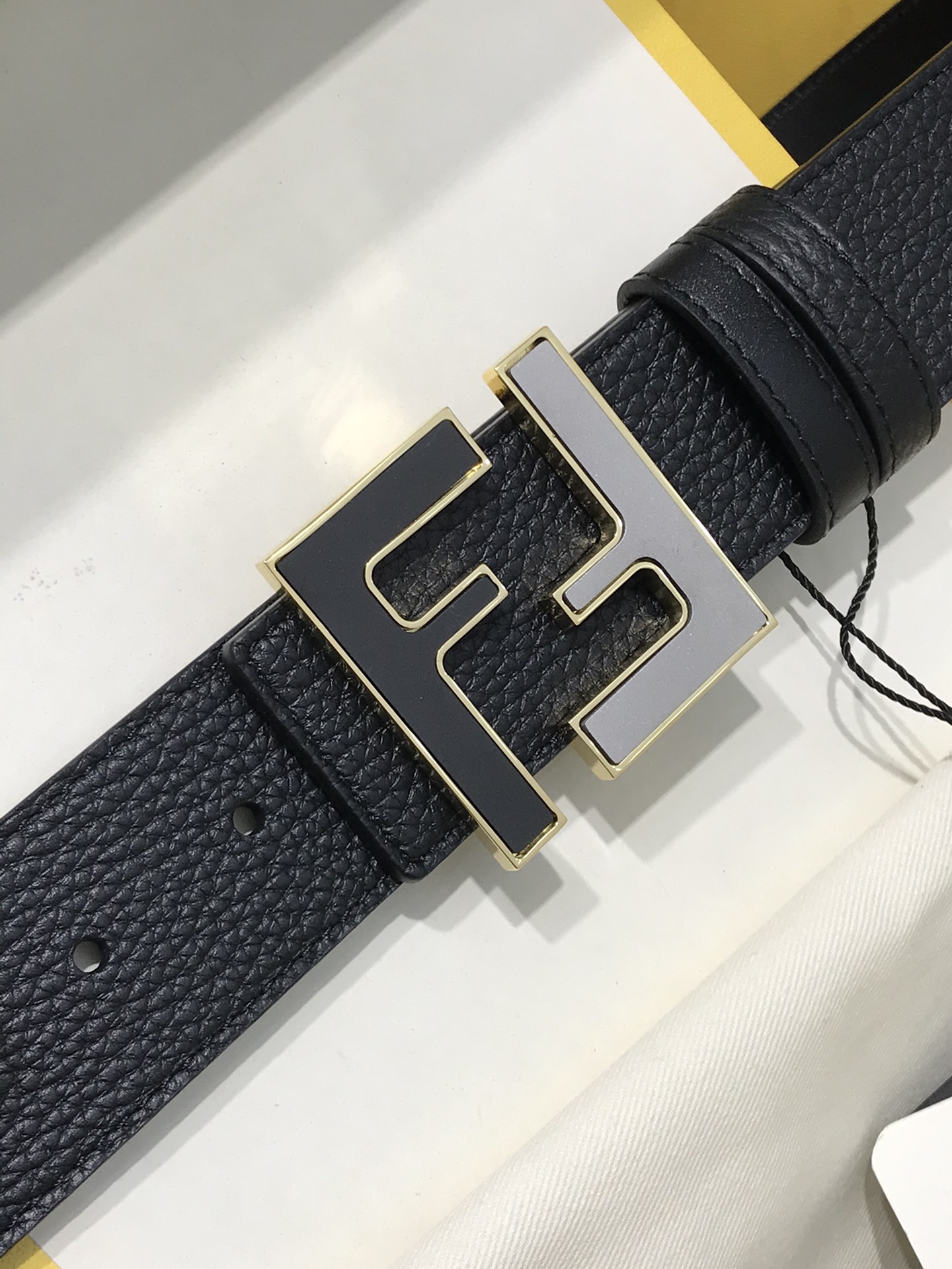Fendi Leather Belt Cow Leather M