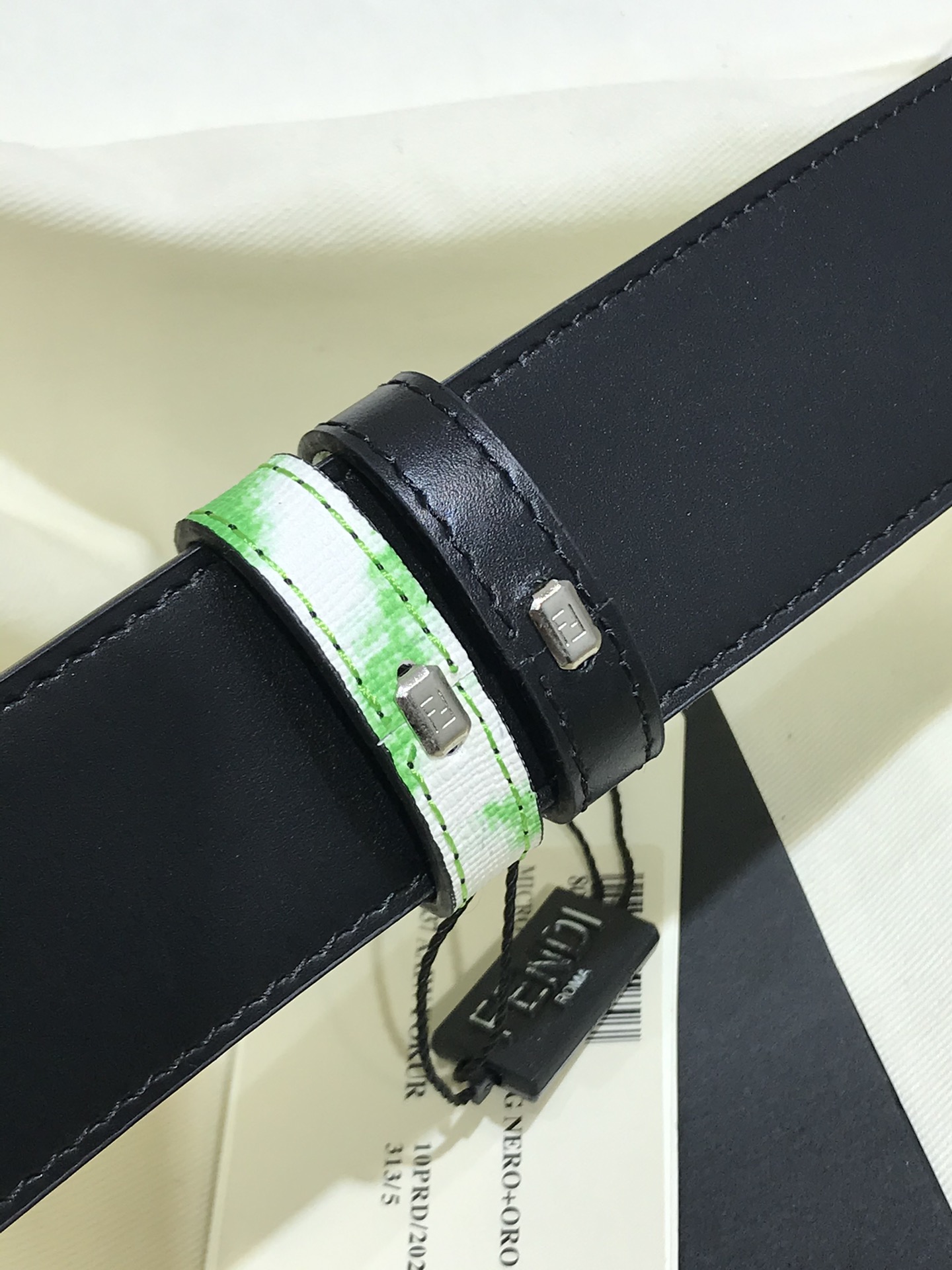 Fendi Leather Belt Cow Leather M