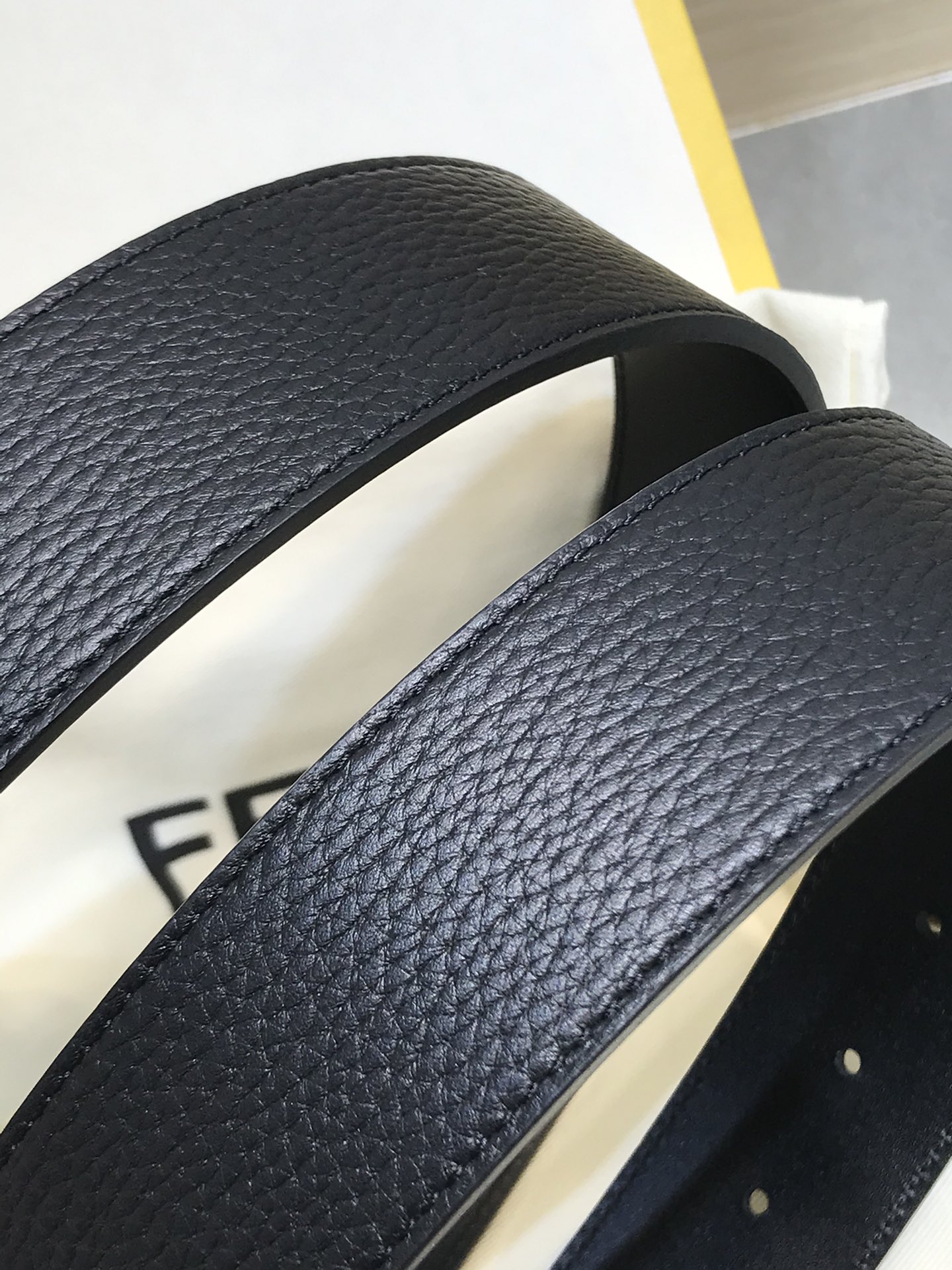 Fendi Leather Belt Cow Leather M