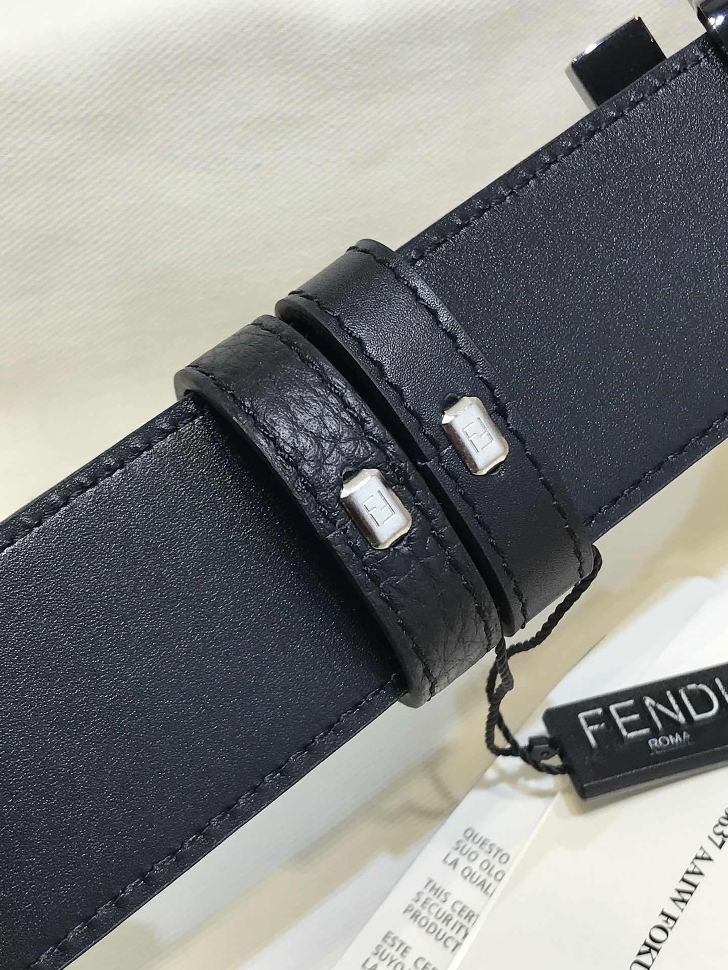 Fendi Leather Belt Cow Leather M