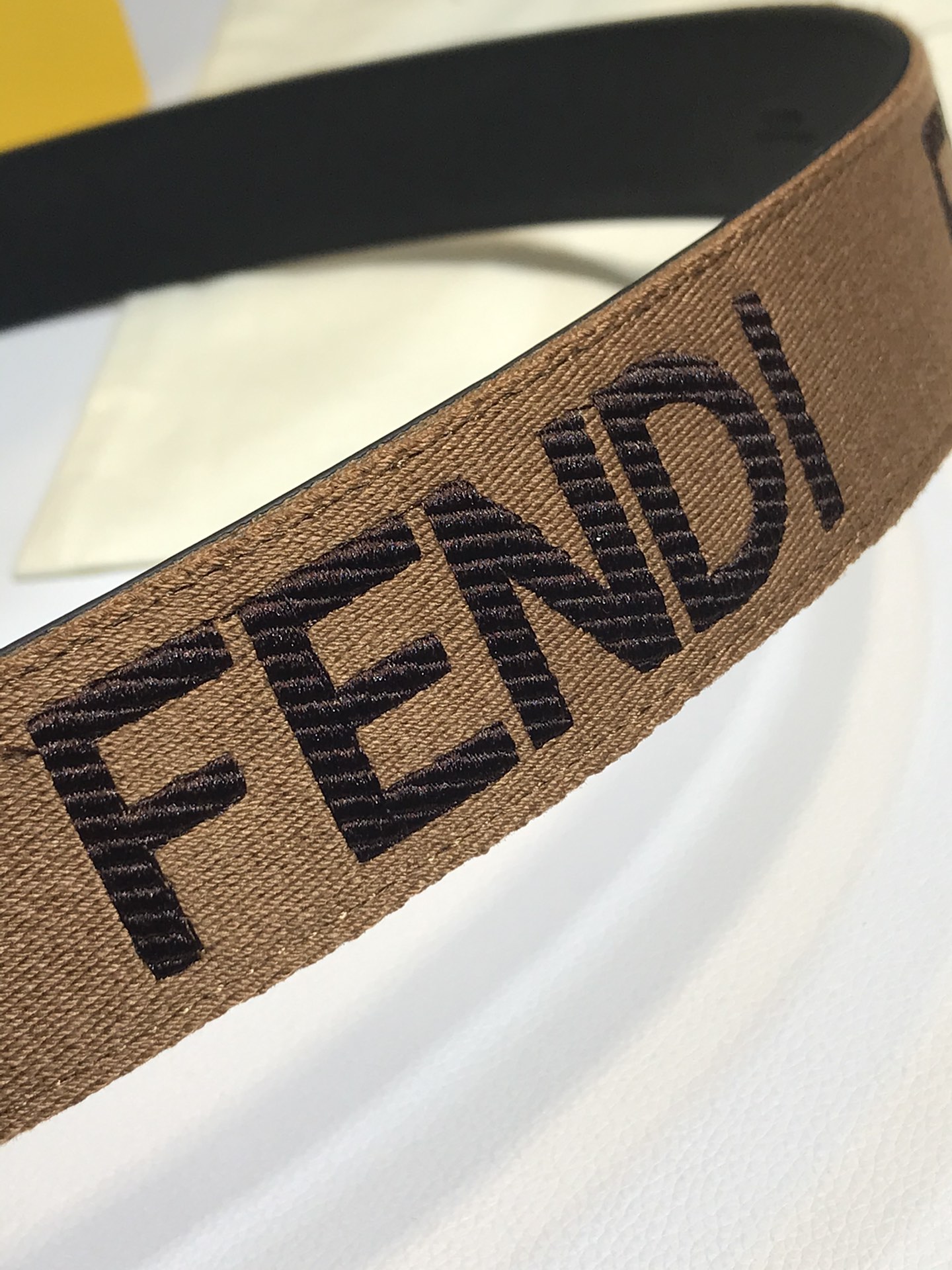 Fendi Leather Belt Cow Leather 40mm