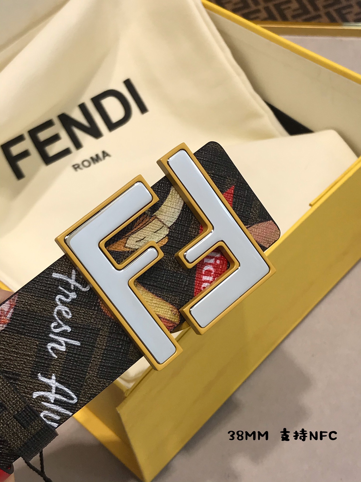 Fendi Leather Belt M