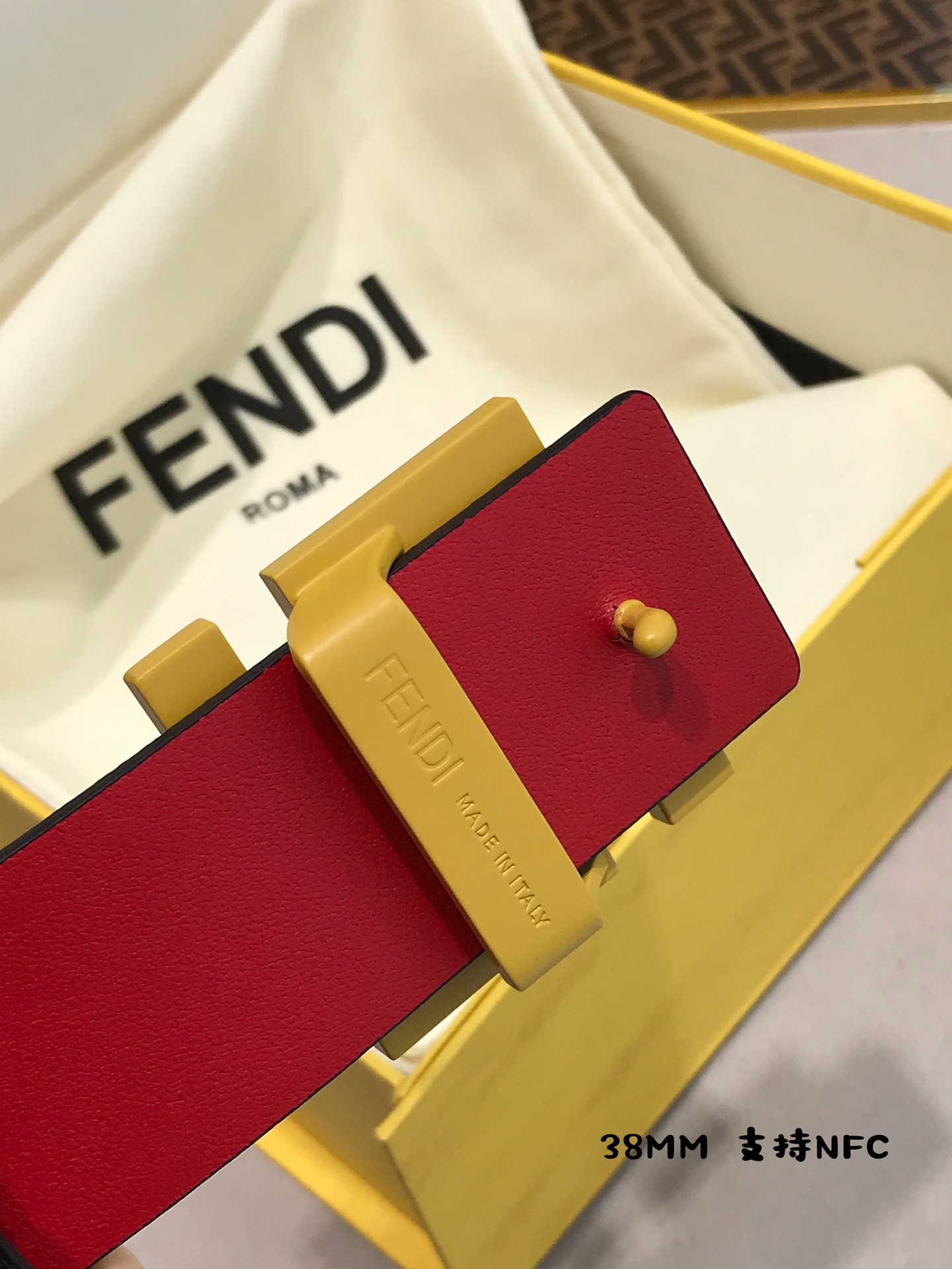 Fendi Leather Belt M