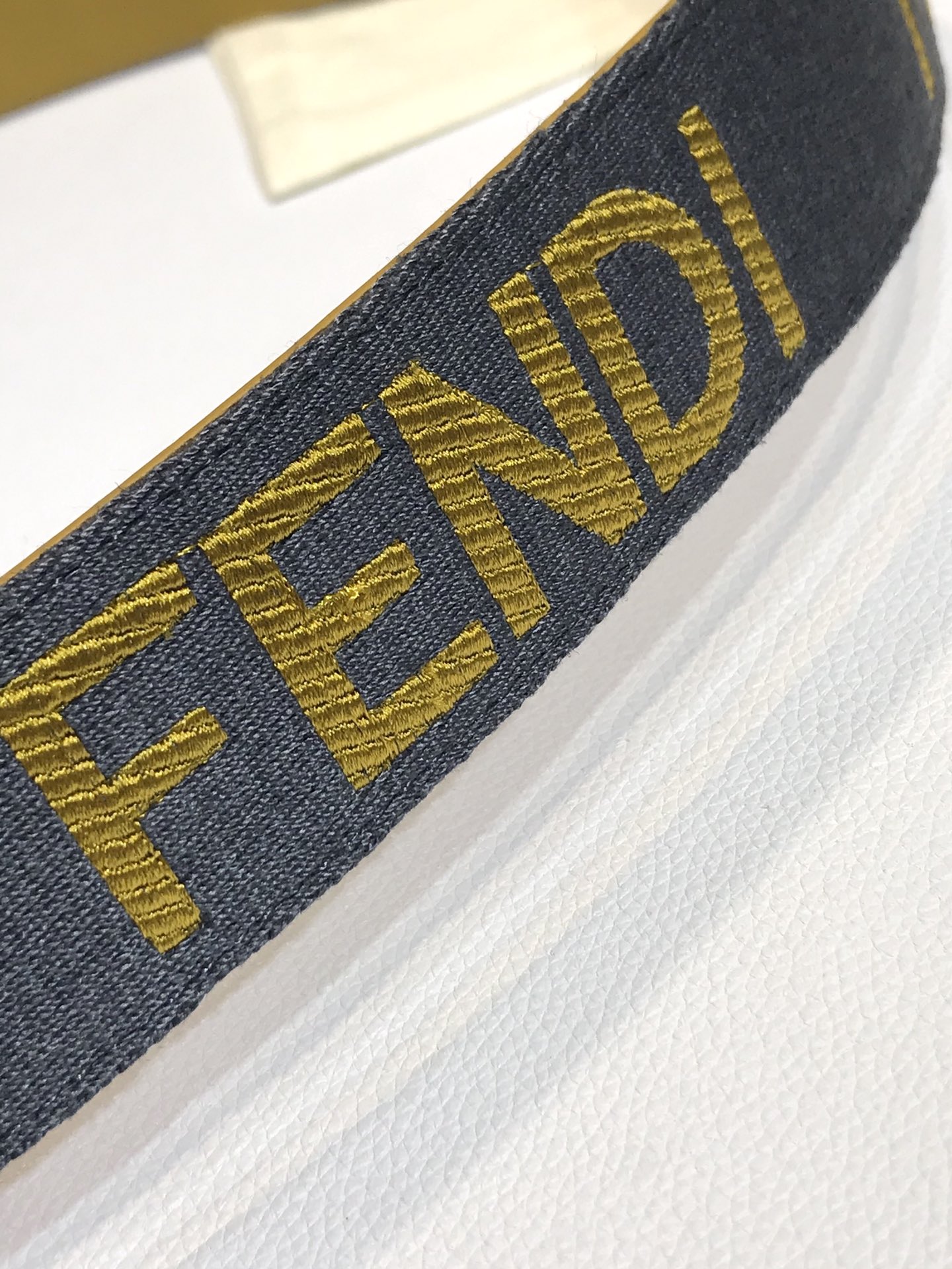 Fendi Leather Belt Cow Leather 40mm