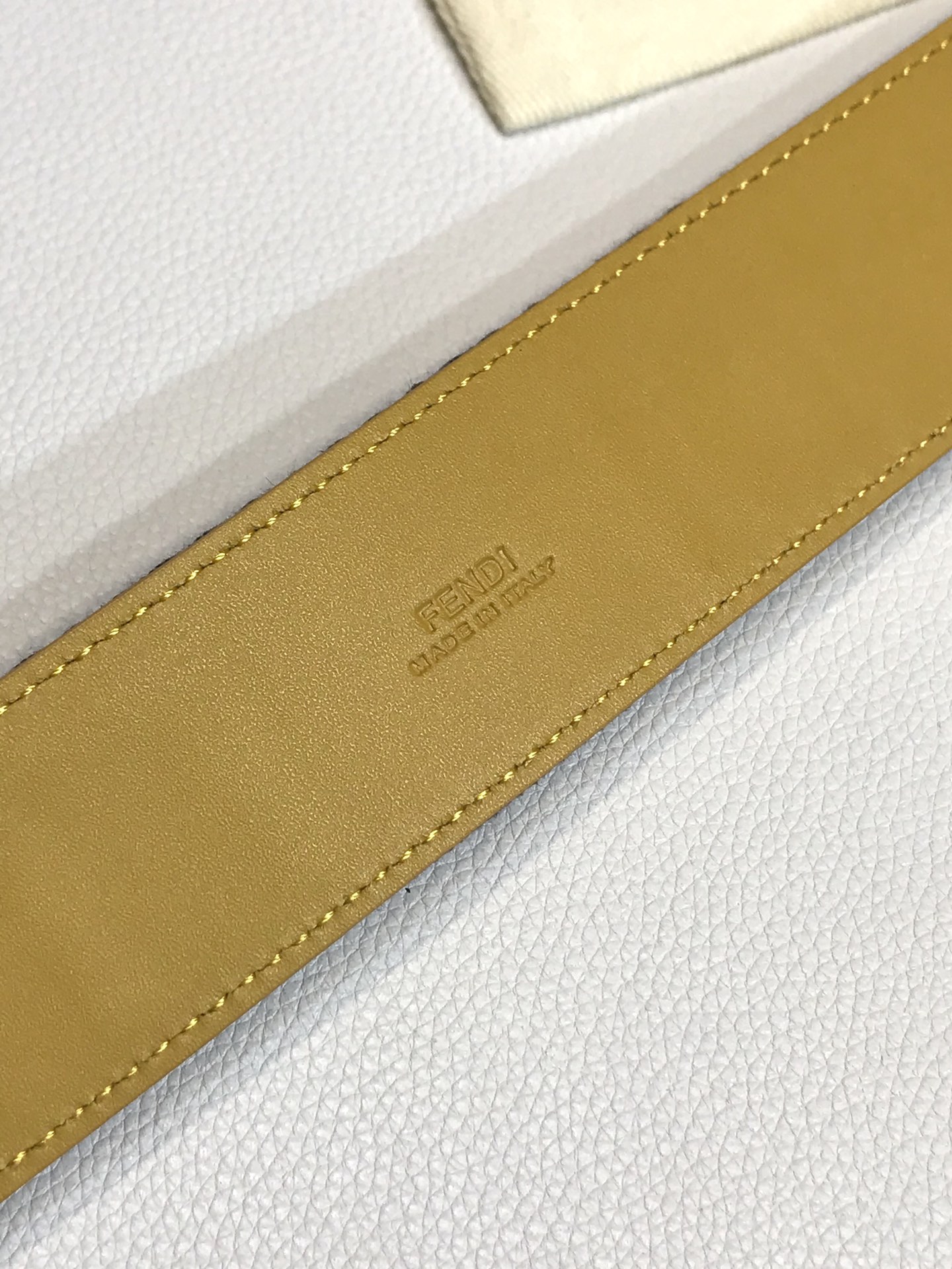 Fendi Leather Belt Cow Leather 40mm