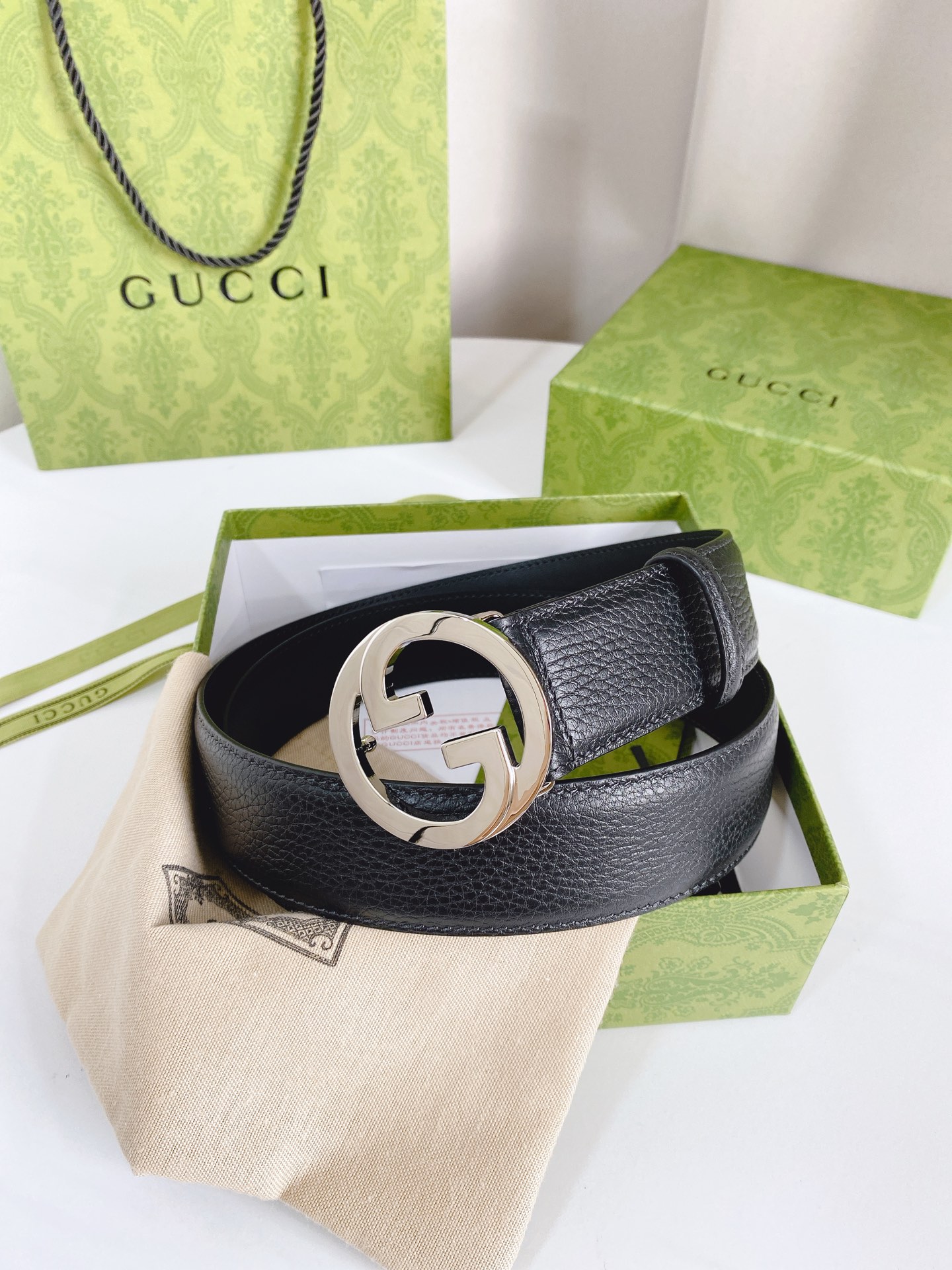 Gucci Basic Belt Cow Leather M