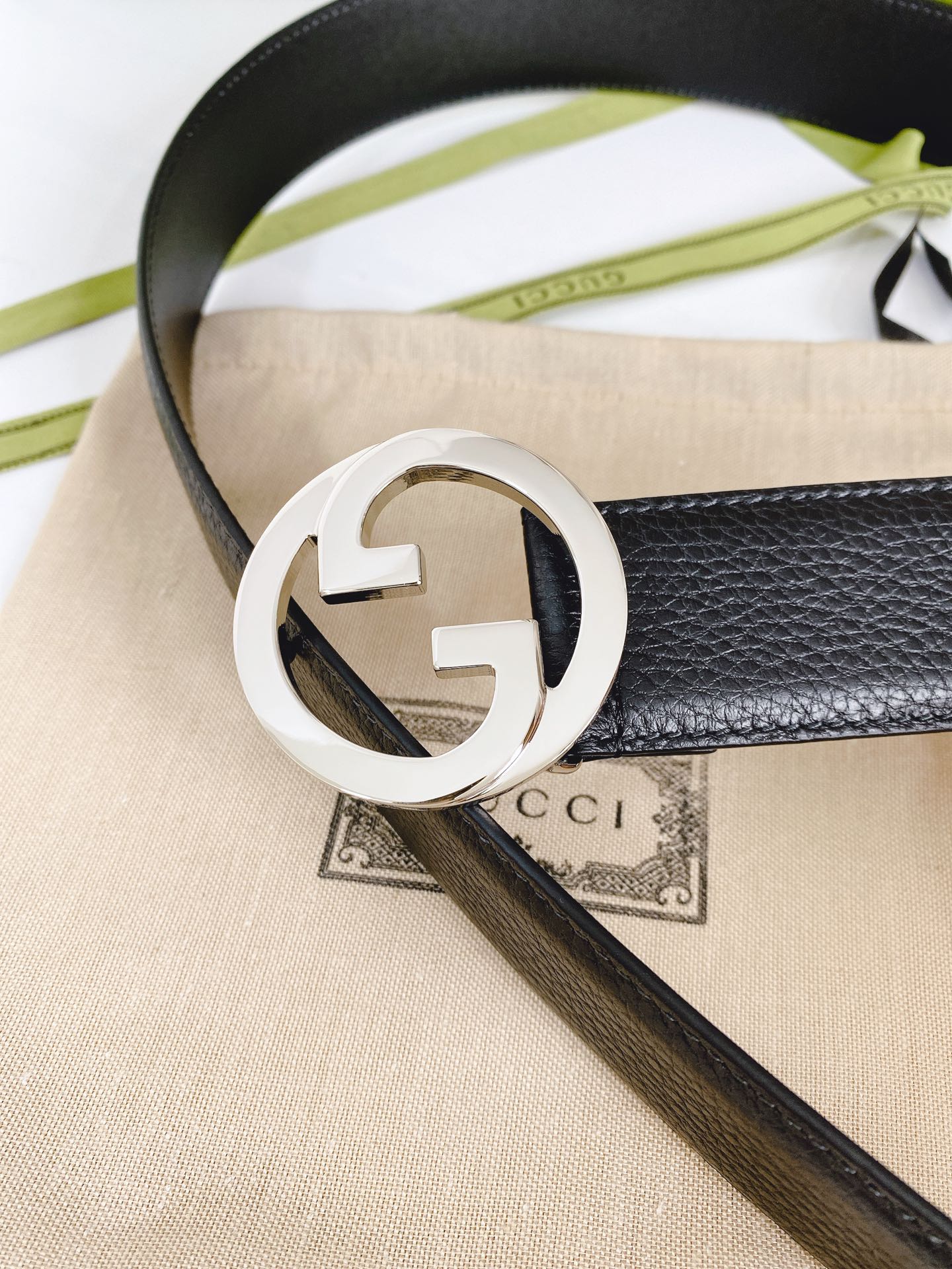 Gucci Basic Belt Cow Leather M