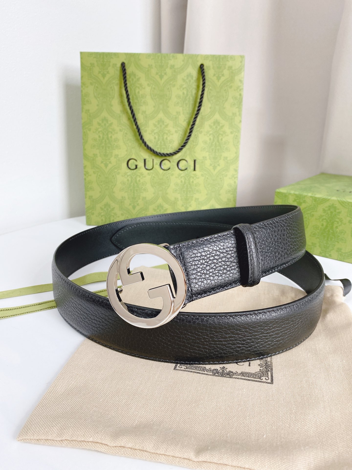 Gucci Basic Belt Cow Leather M