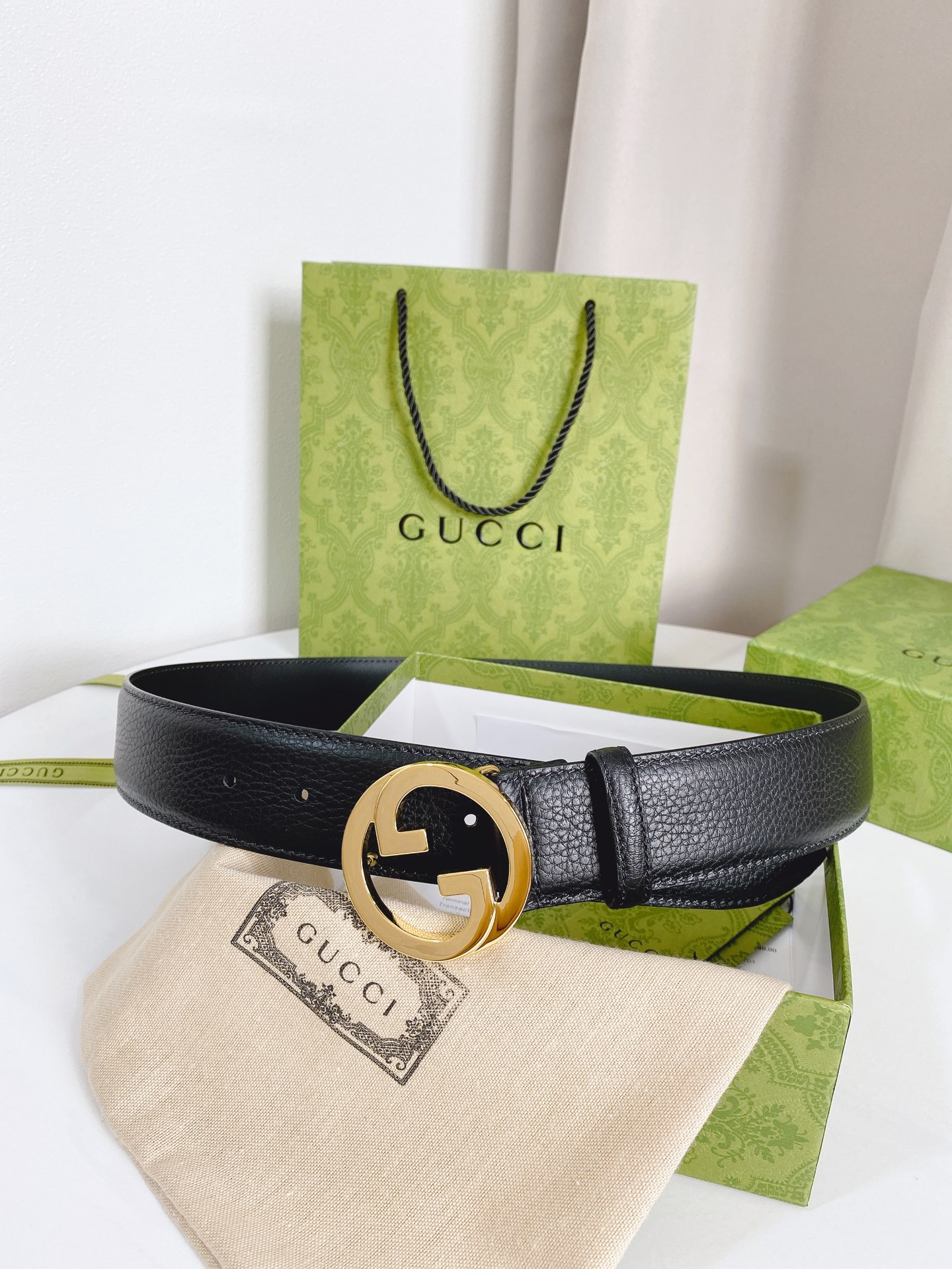 Gucci Basic Belt Cow Leather M