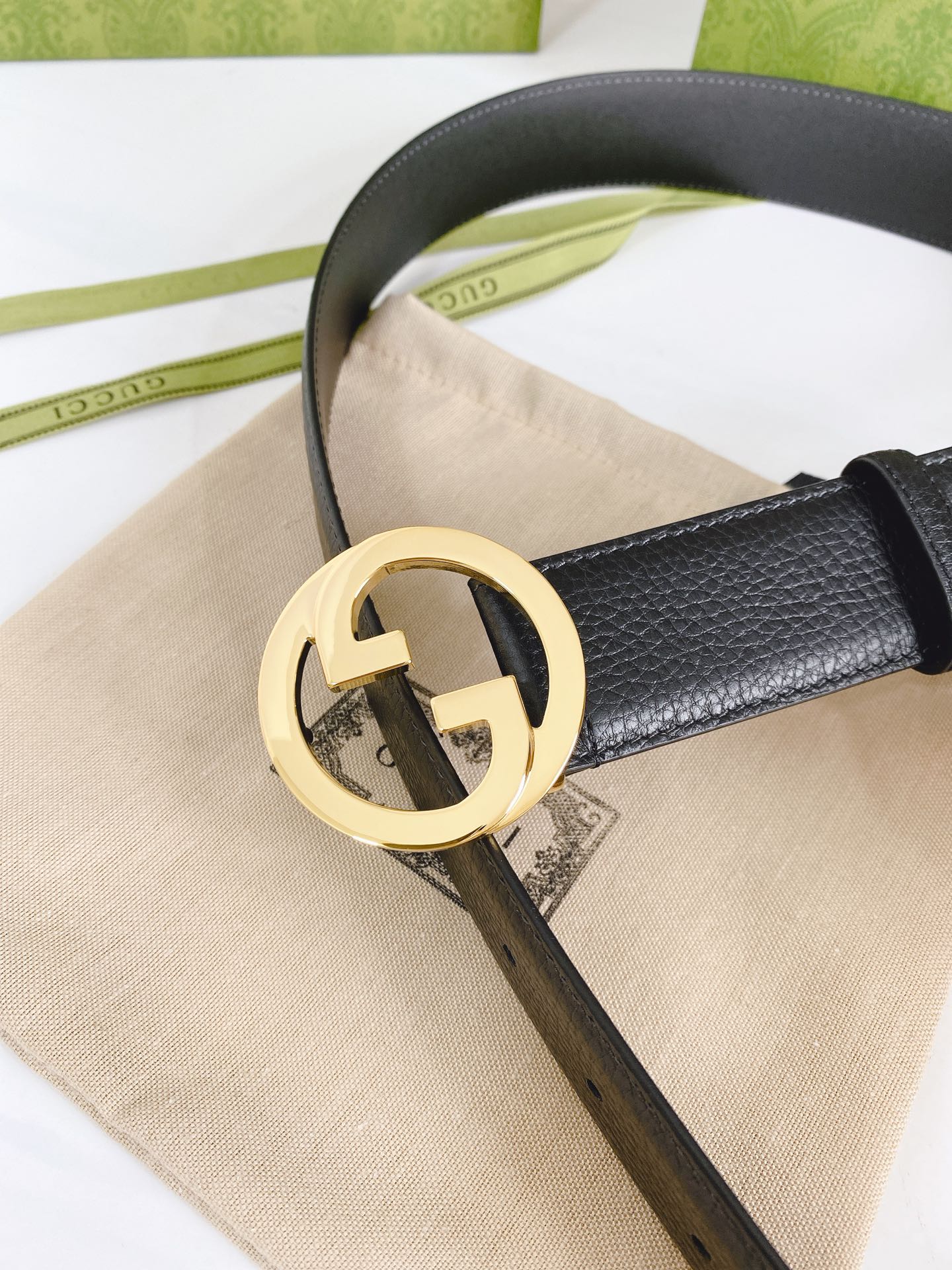 Gucci Basic Belt Cow Leather M