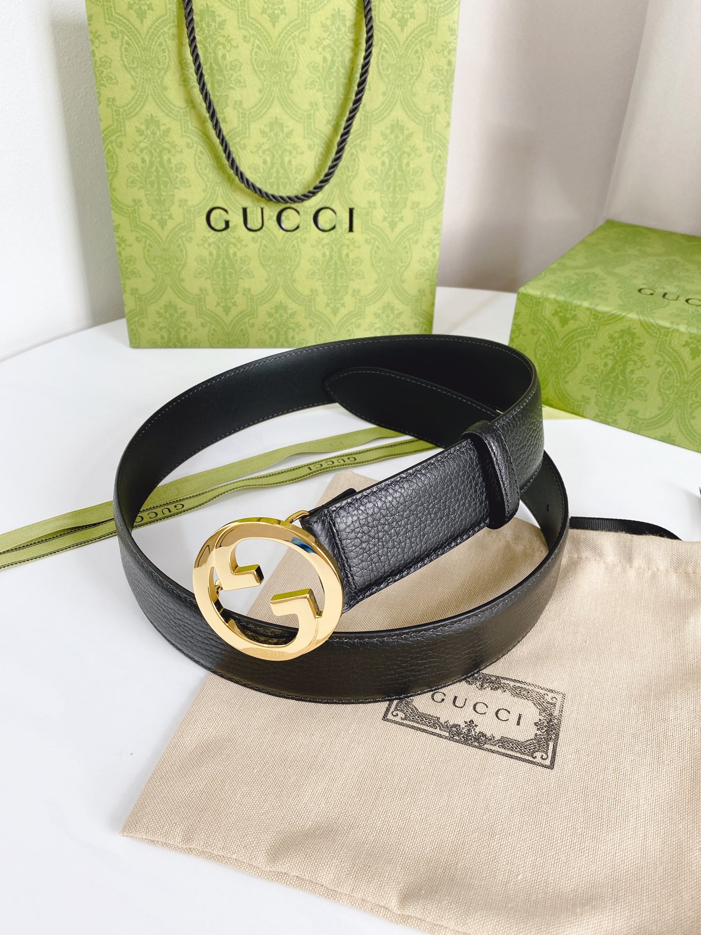 Gucci Basic Belt Cow Leather M