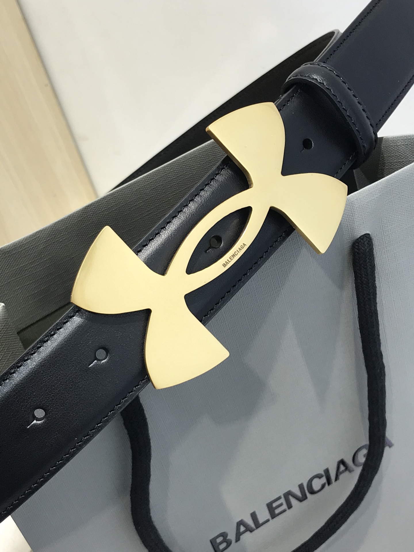 Balenciaga Basic Belt Black 35mm-l