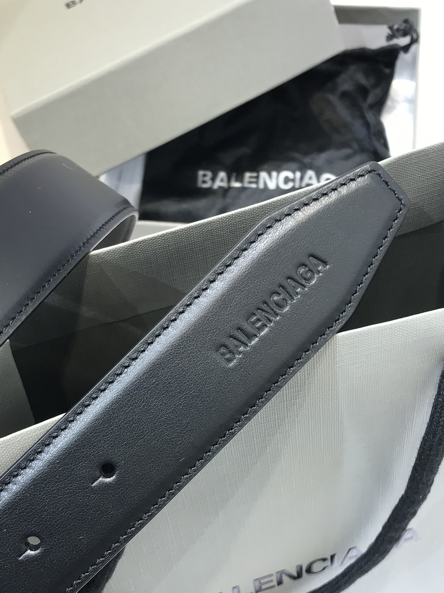 Balenciaga Basic Belt Black 35mm-l