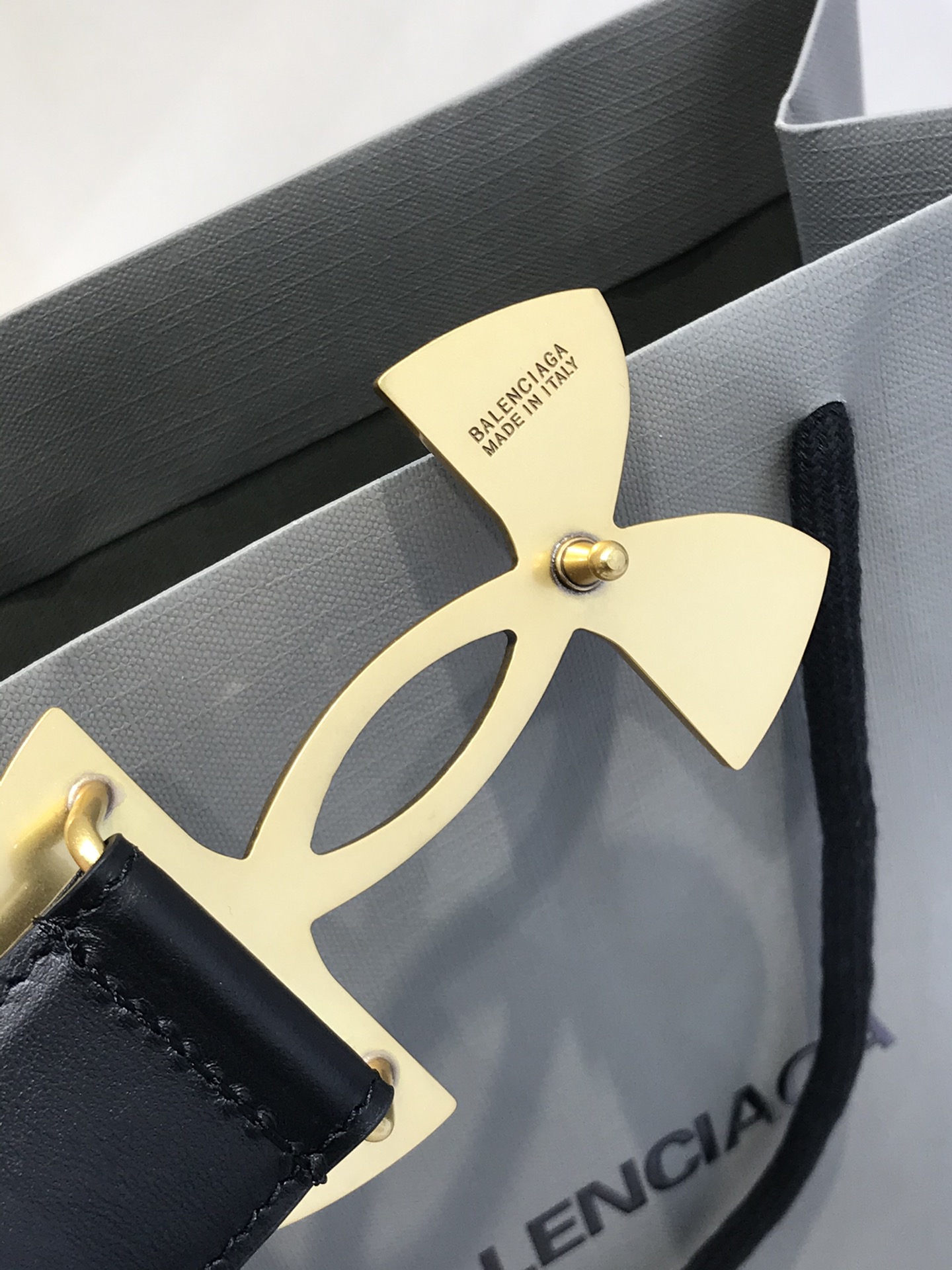 Balenciaga Basic Belt Black 35mm-l