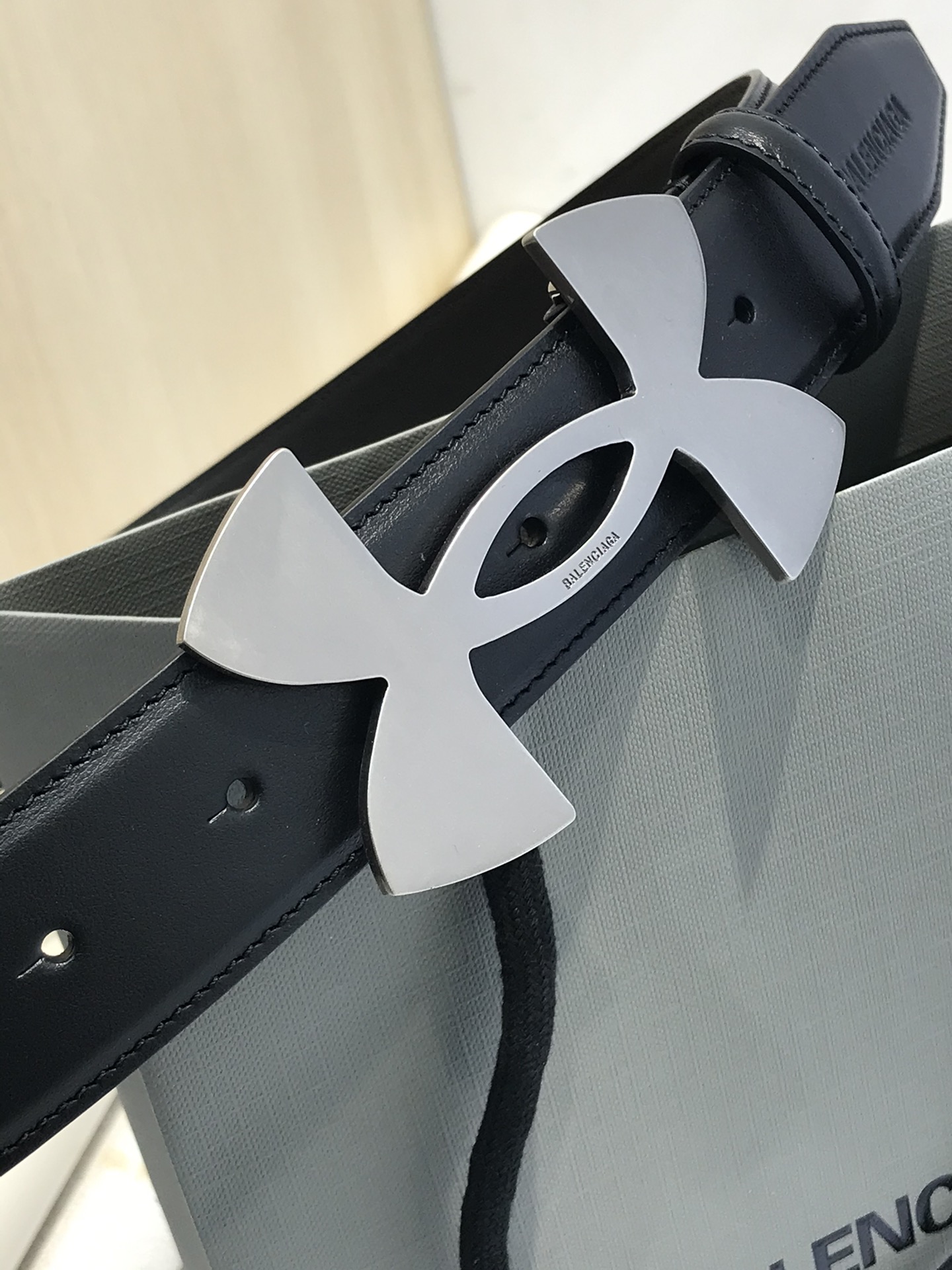 Balenciaga Basic Belt Black 35mm-l