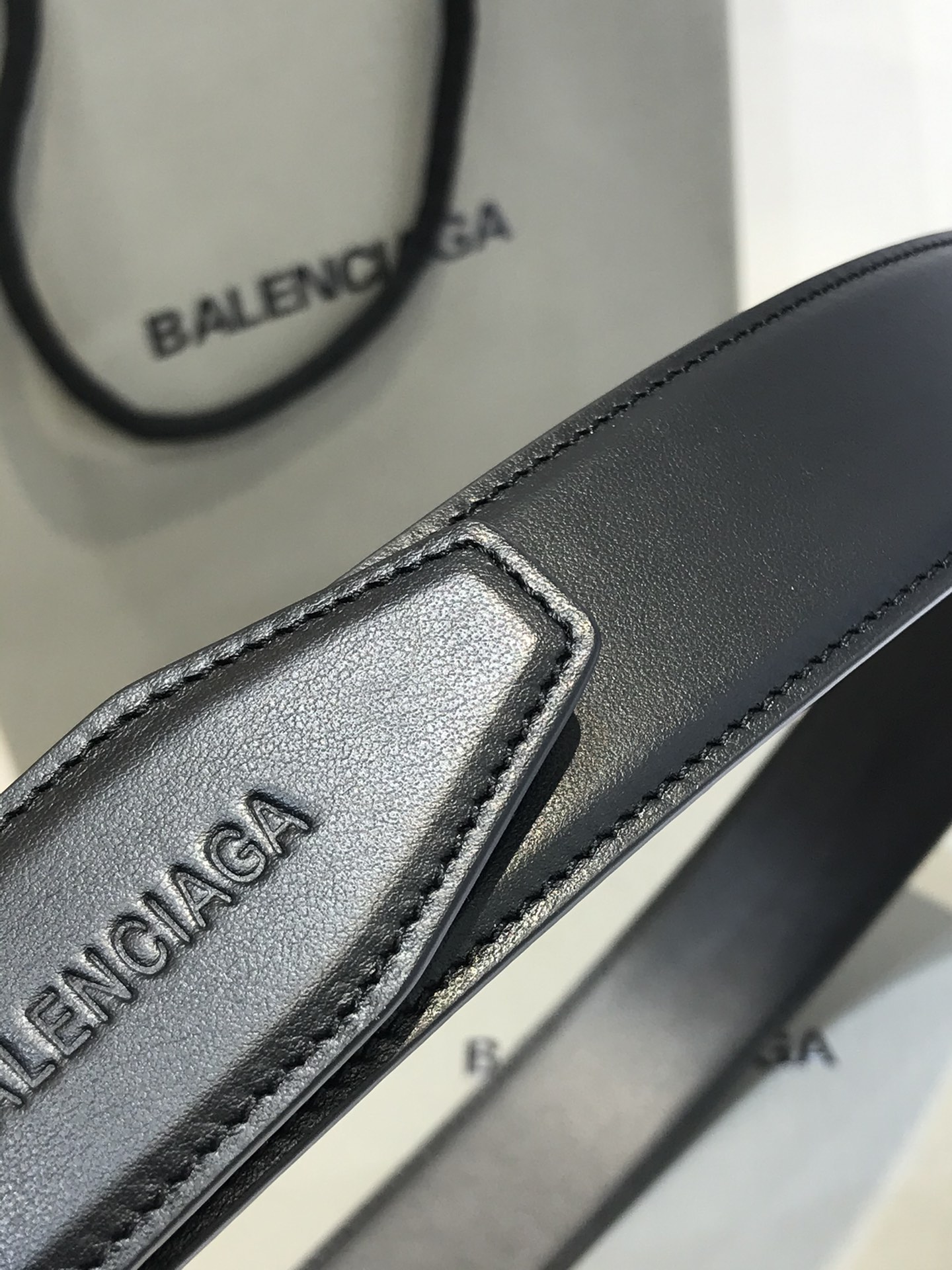 Balenciaga Basic Belt Black 35mm-l