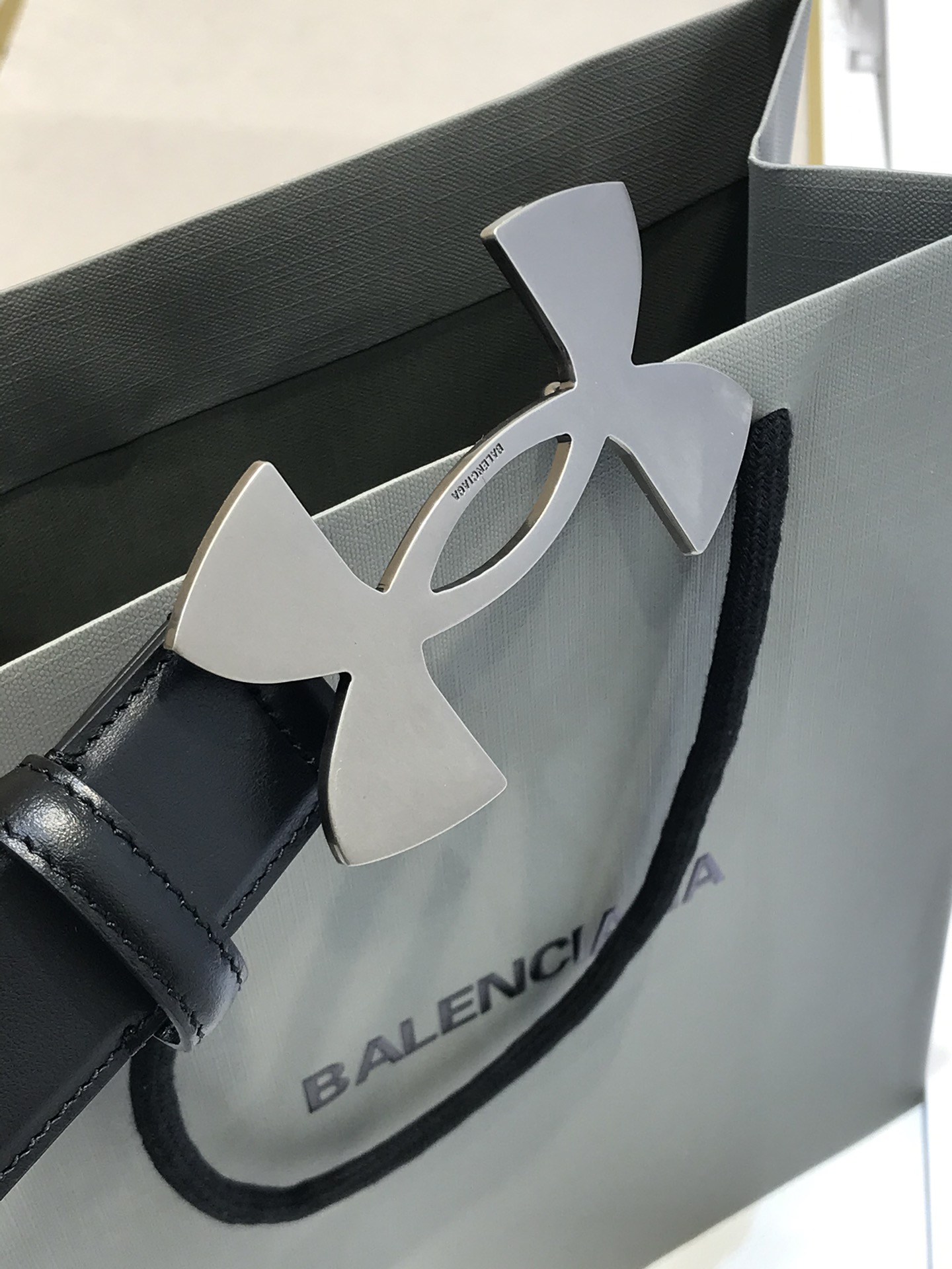 Balenciaga Basic Belt Black 35mm-l