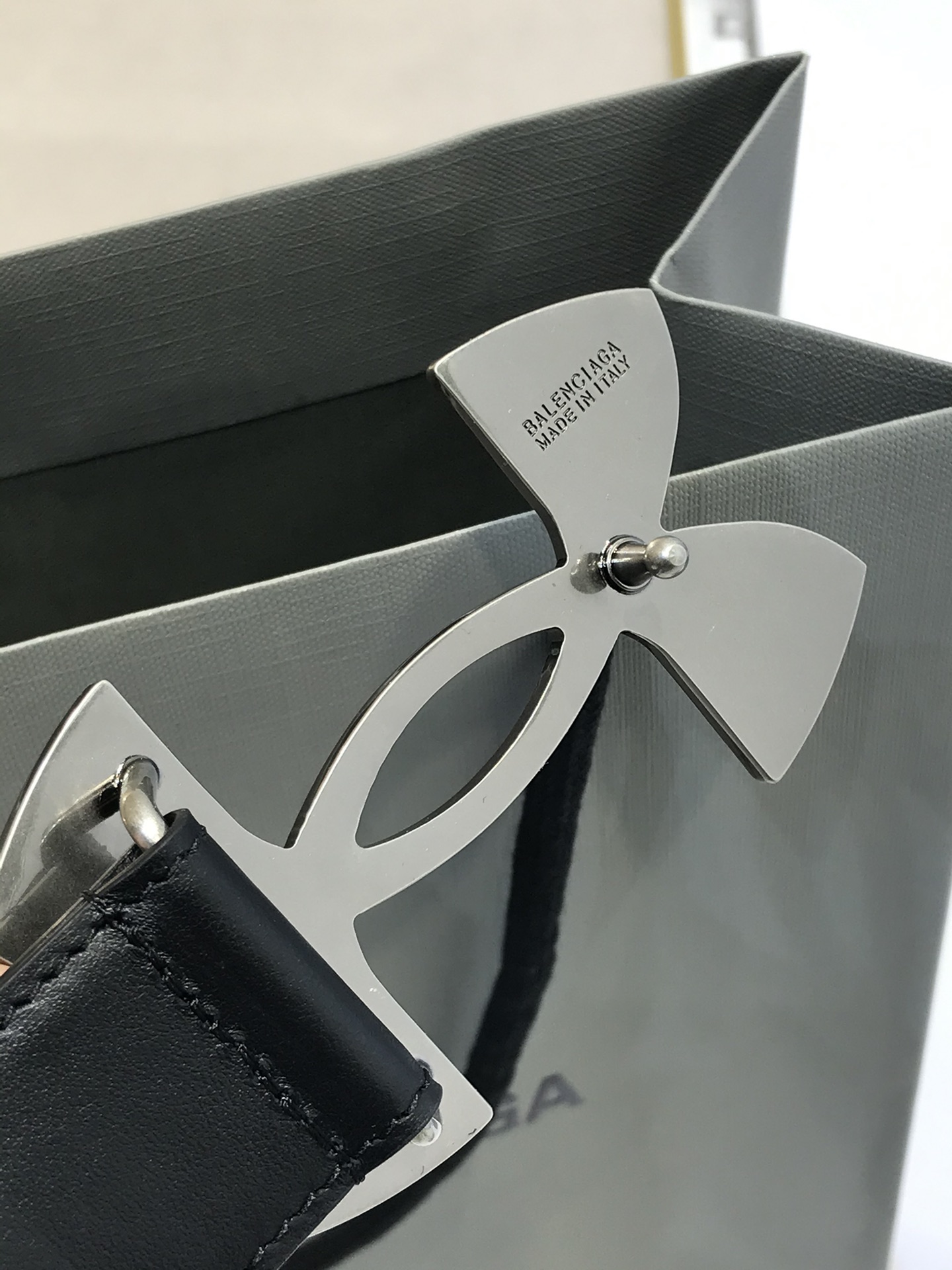 Balenciaga Basic Belt Black 35mm-l