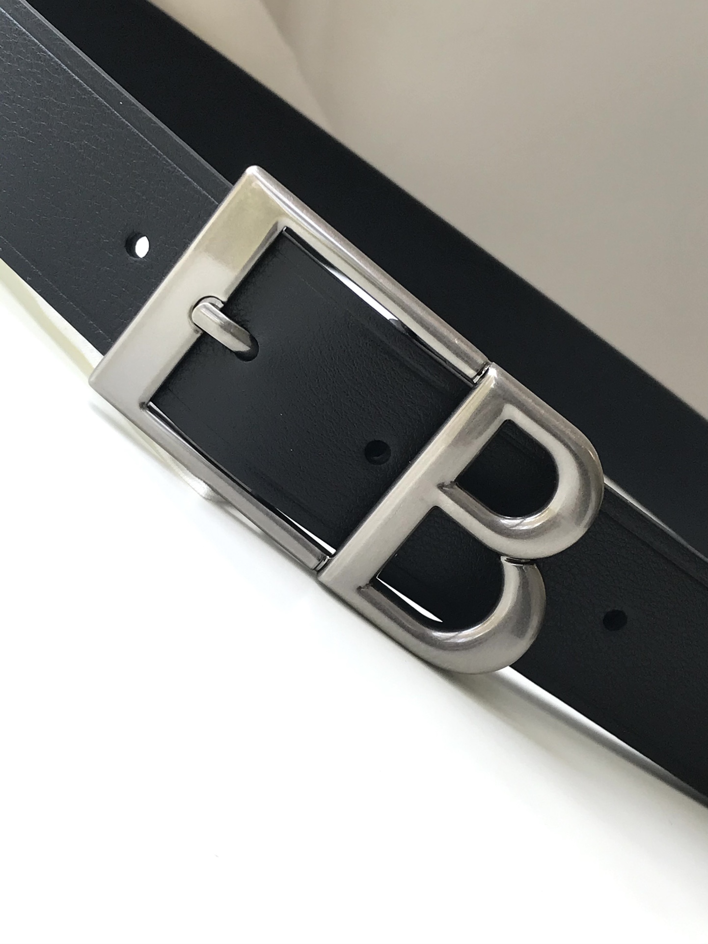 Balenciaga Pin Buckle Belt Black 35mm-l