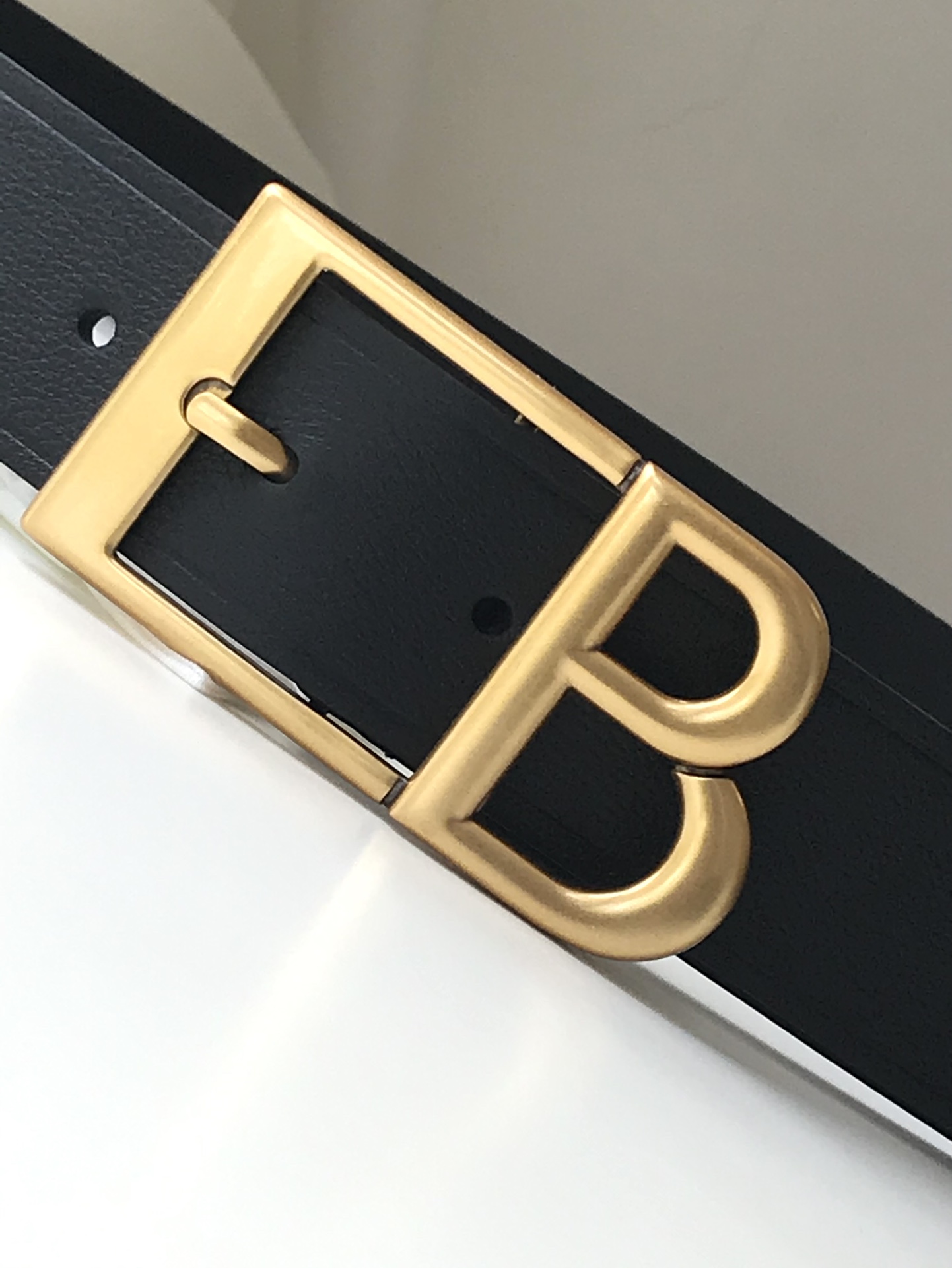 Balenciaga Pin Buckle Belt Black 35mm-l
