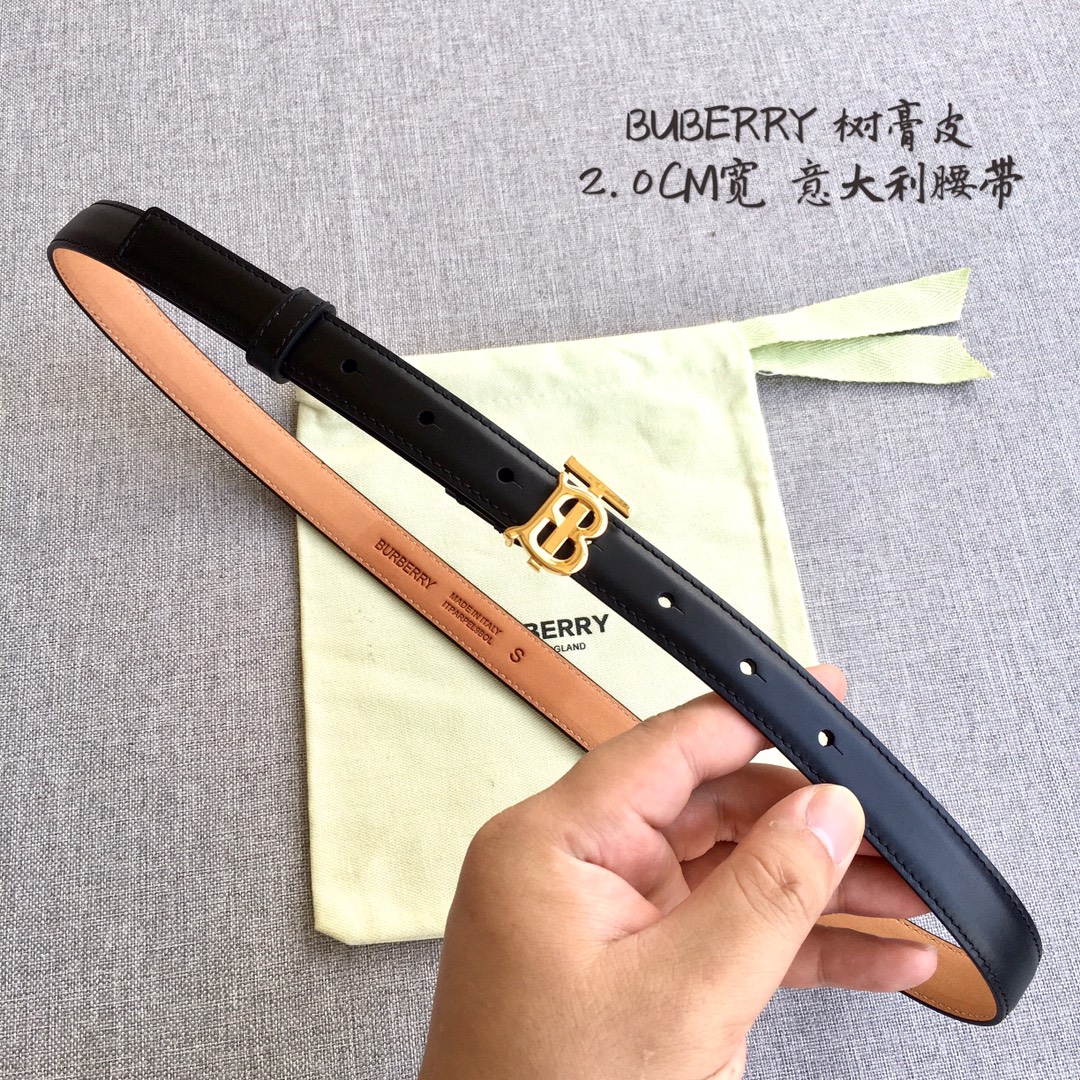 Female Basic Belt Top Grain Leather 20mm