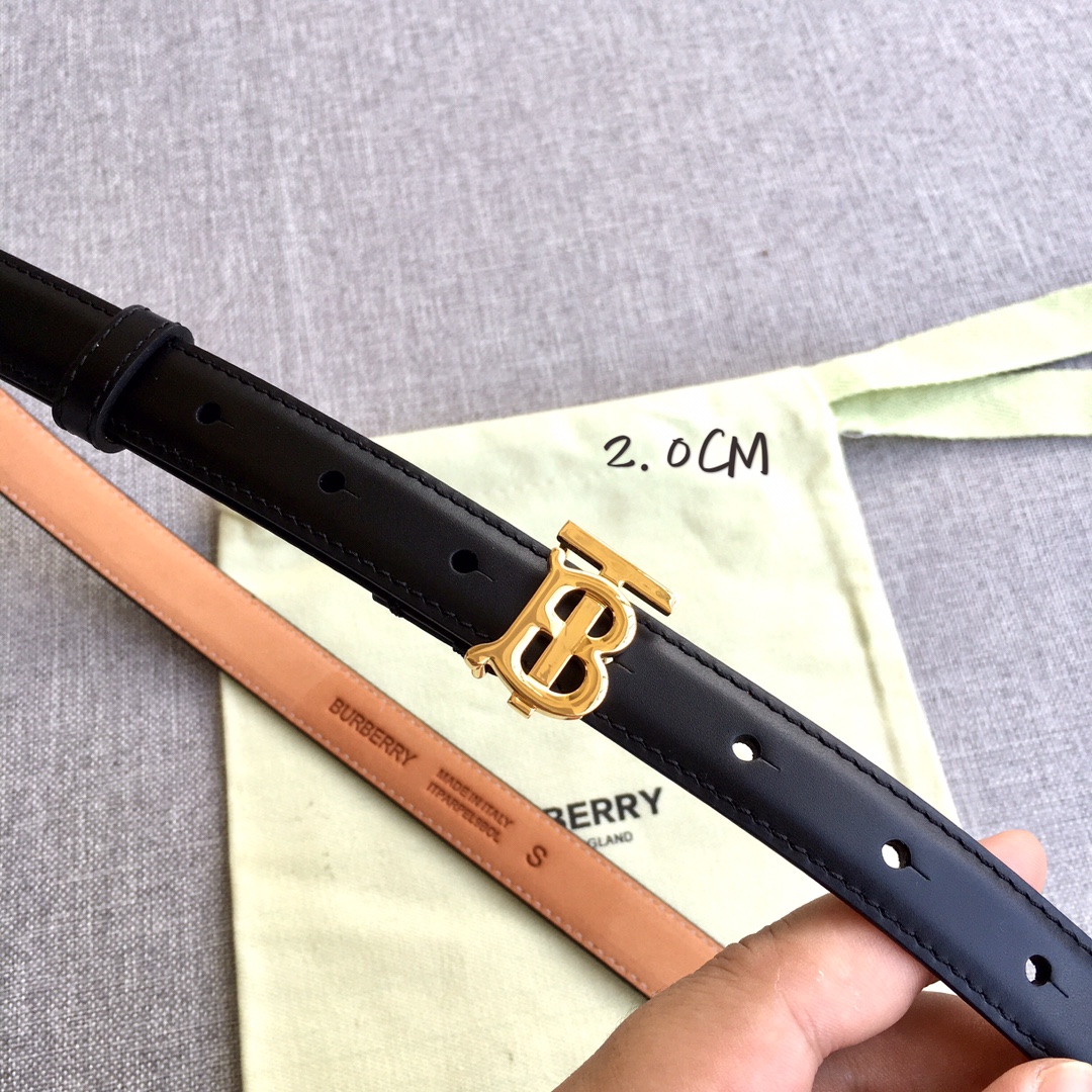 Female Basic Belt Top Grain Leather 20mm