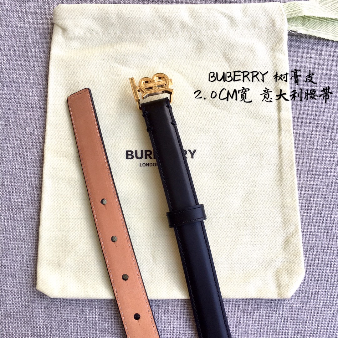 Female Basic Belt Top Grain Leather 20mm