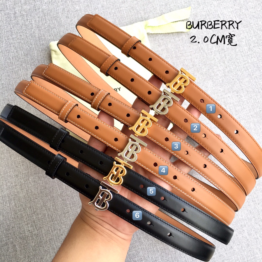Female Basic Belt Top Grain Leather 20mm
