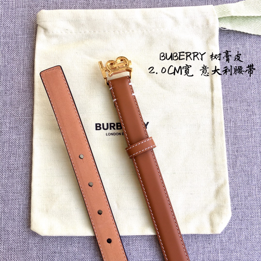 Female Basic Belt Top Grain Leather 20mm