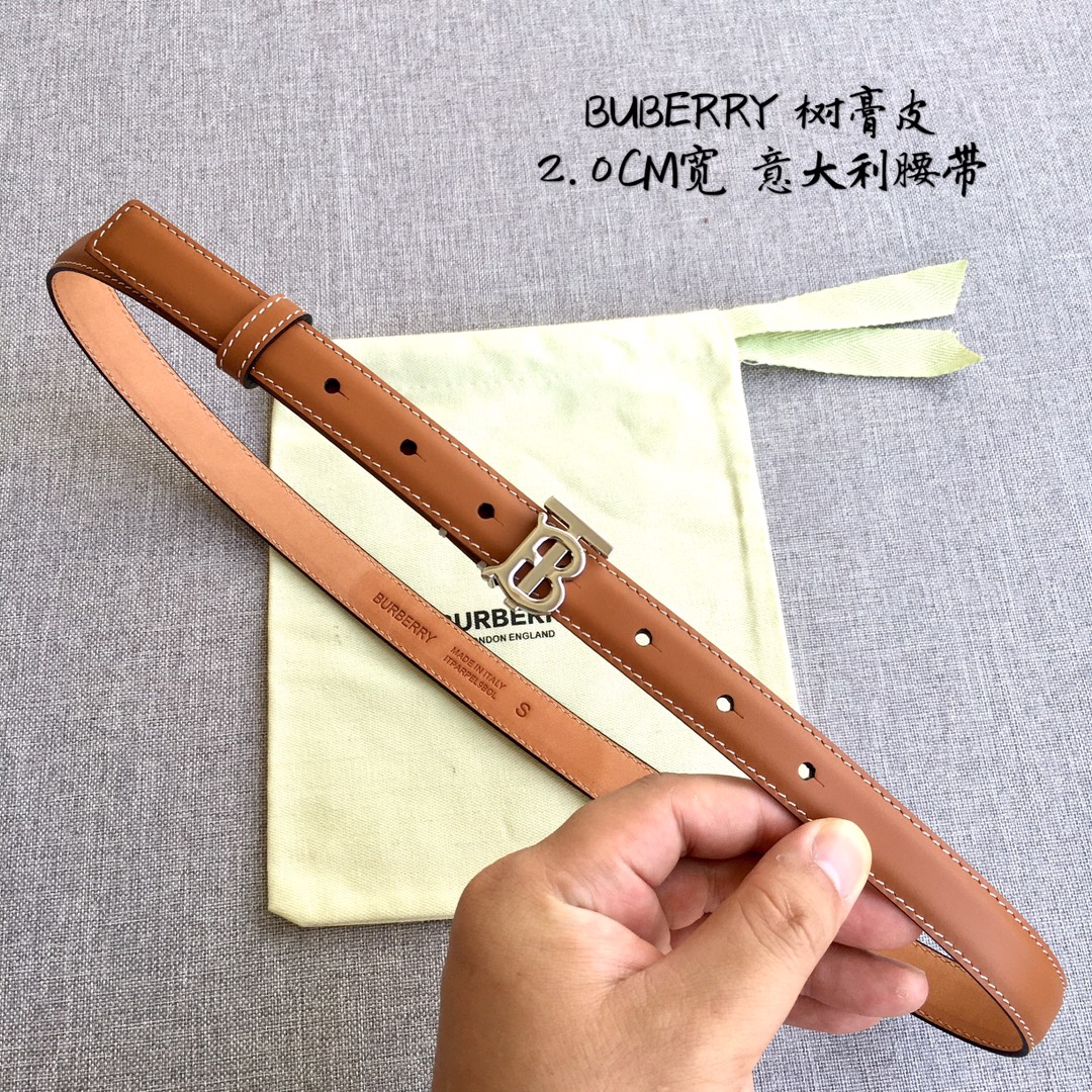 Female Basic Belt Top Grain Leather 20mm