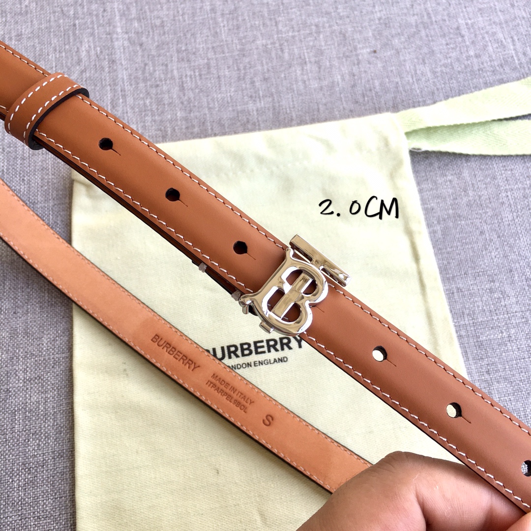 Female Basic Belt Top Grain Leather 20mm