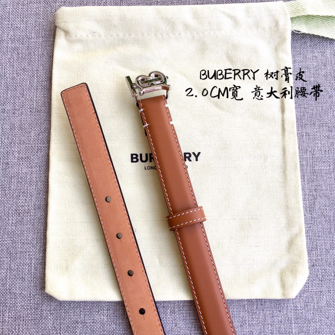 Female Basic Belt Top Grain Leather 20mm