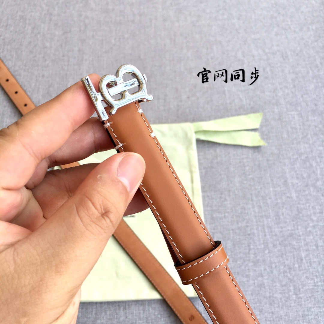 Female Basic Belt Top Grain Leather 20mm