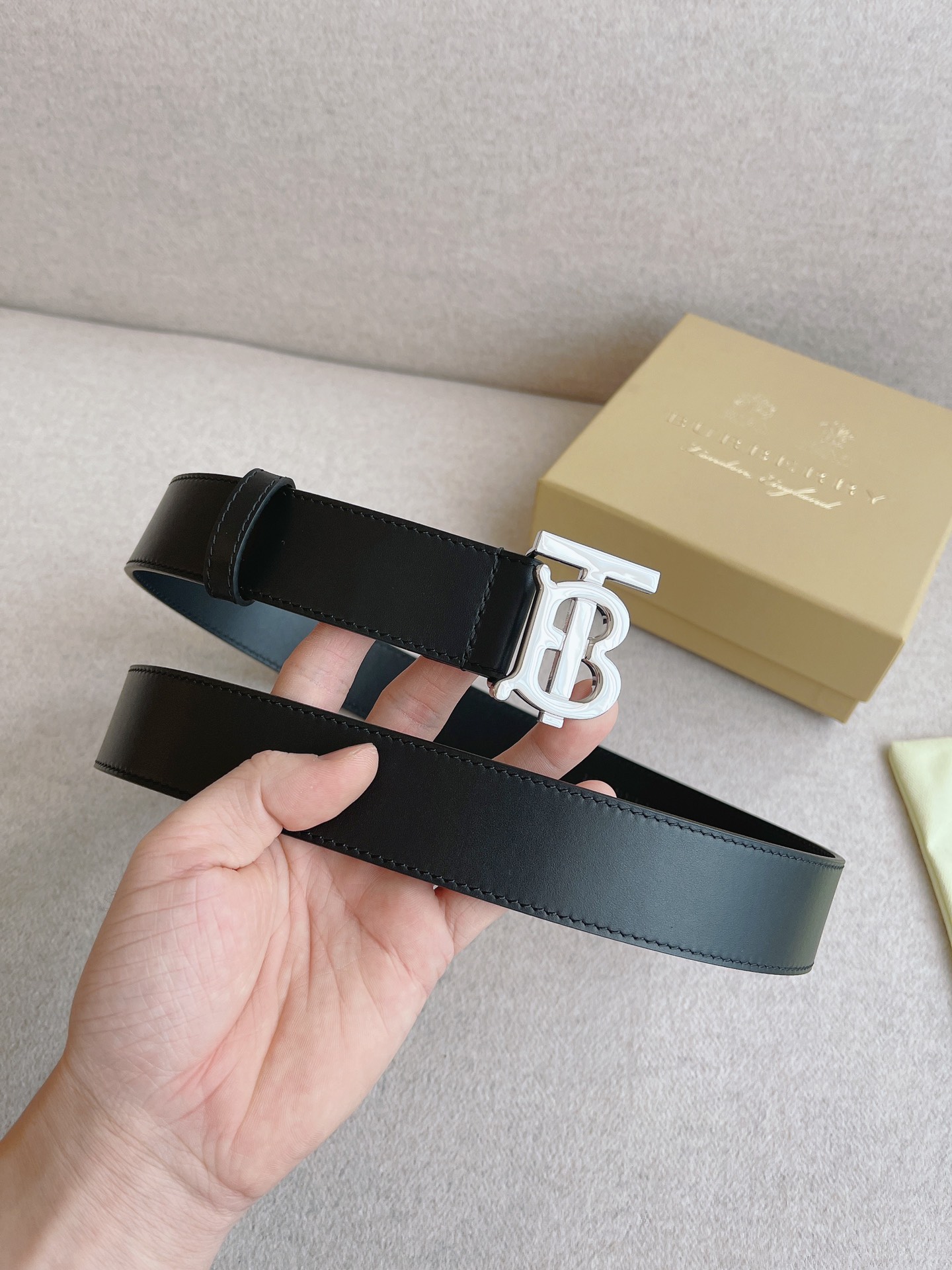 Basic Belt Top Grain Leather 34mm