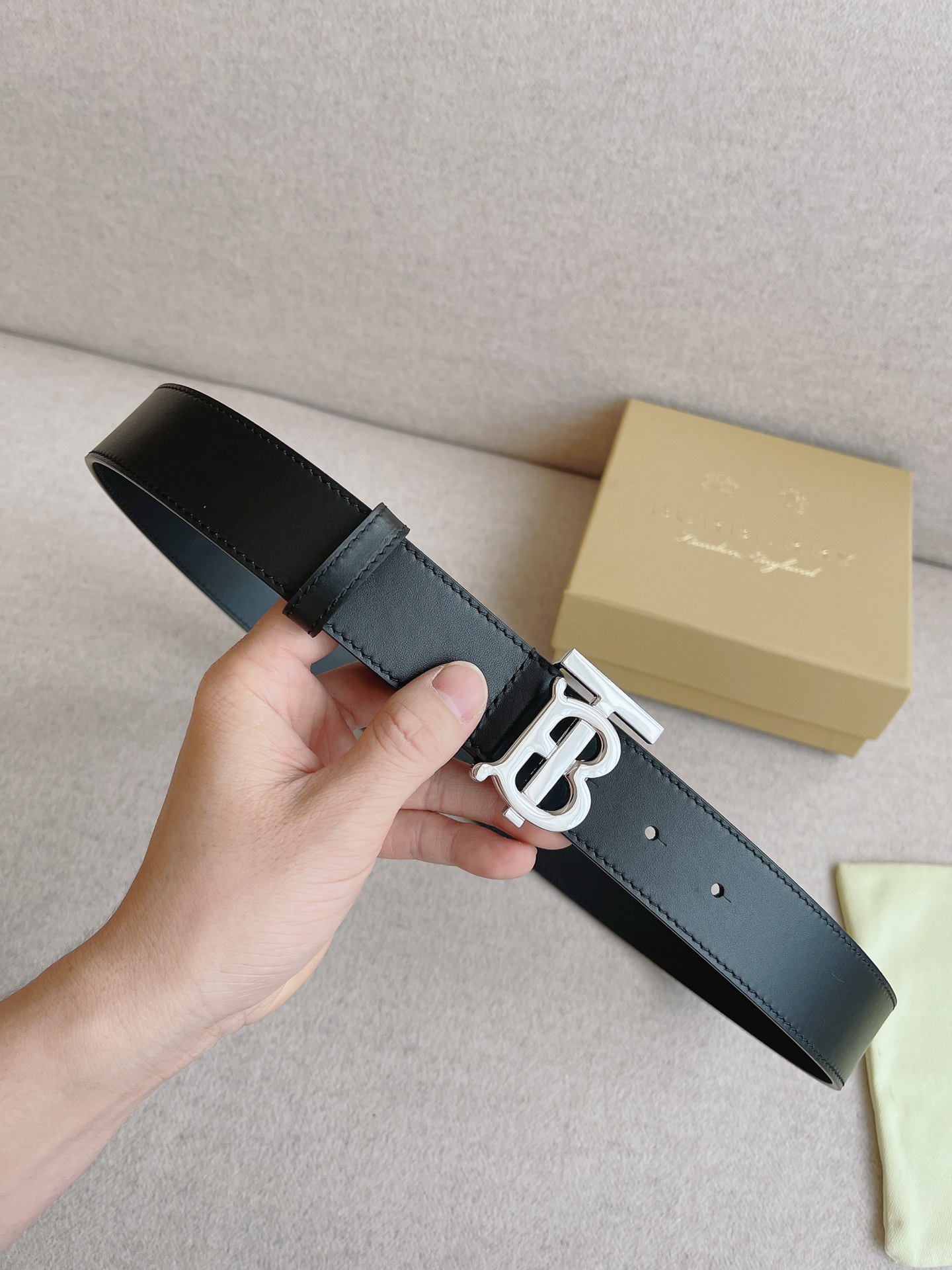 Basic Belt Top Grain Leather 34mm