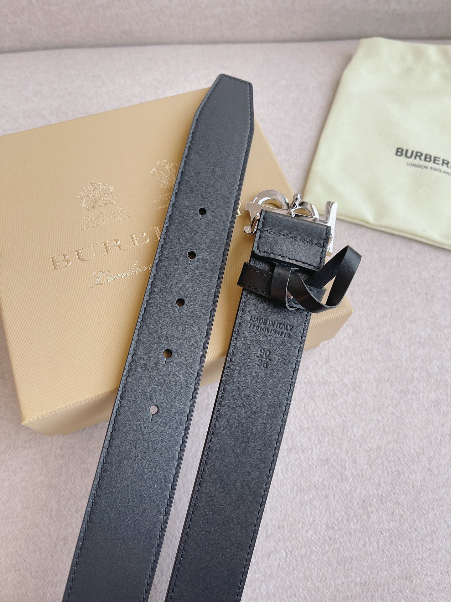 Basic Belt Top Grain Leather 34mm