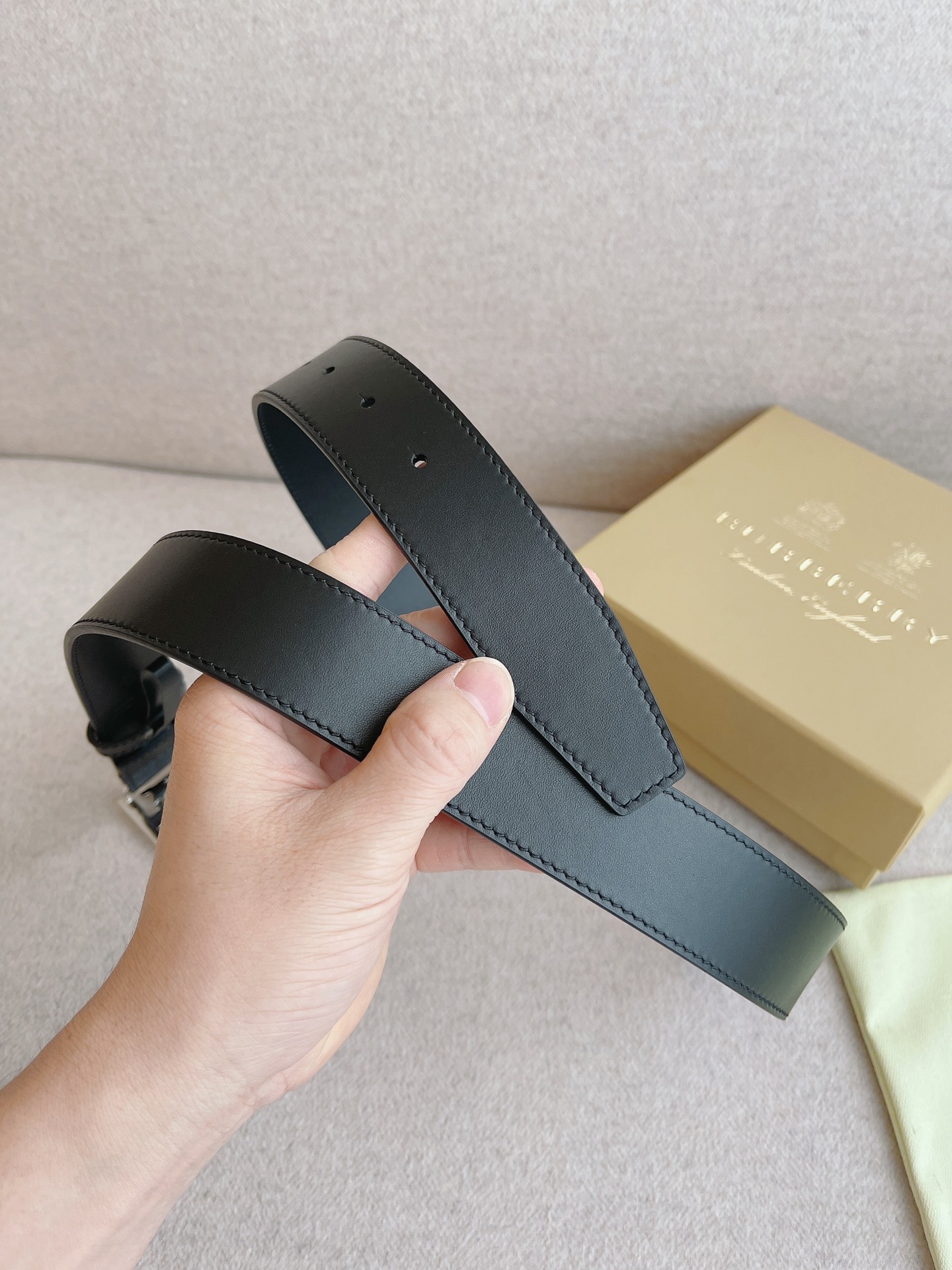 Basic Belt Top Grain Leather 34mm