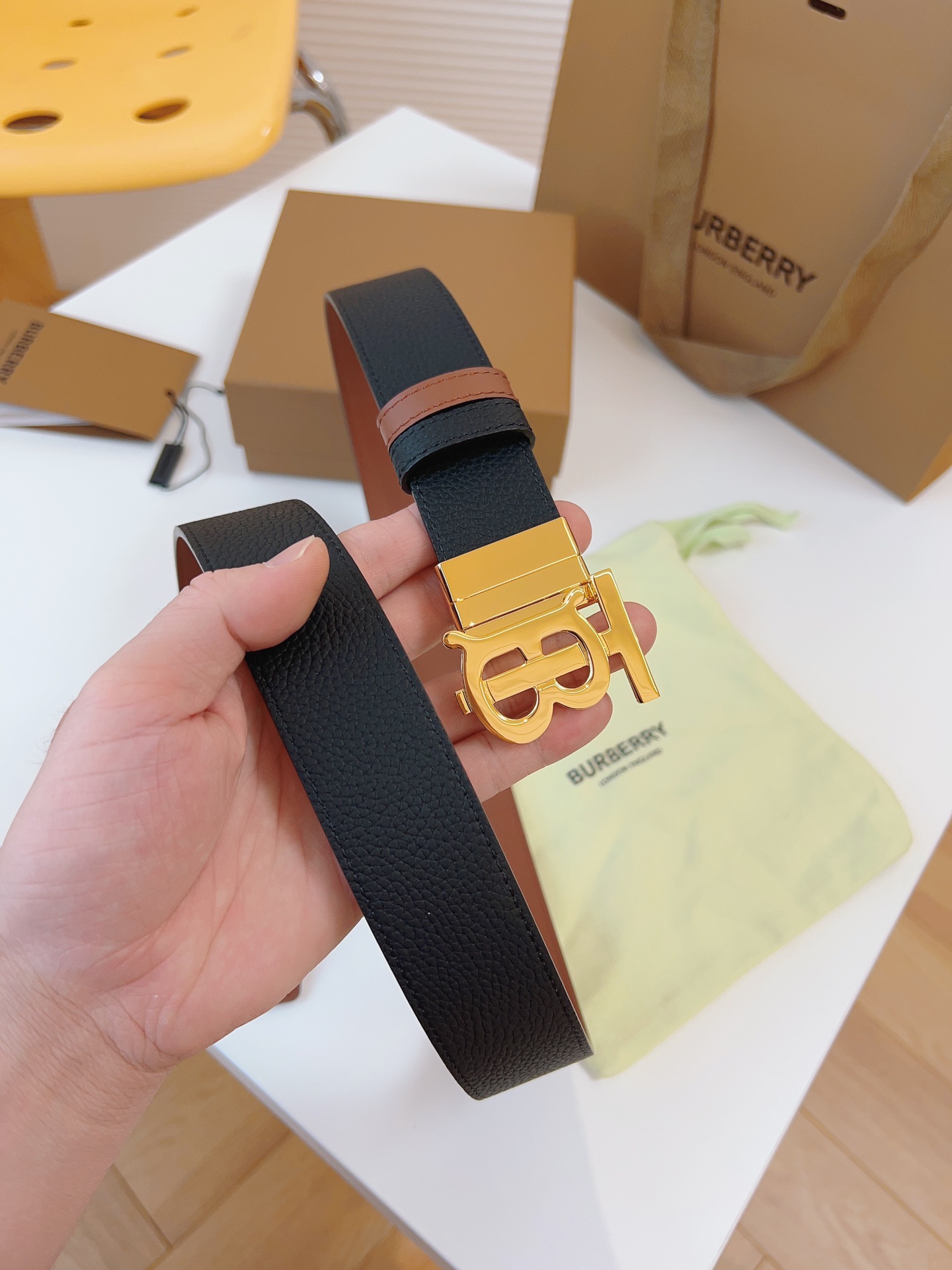 Basic Belt Top Grain Leather 34mm