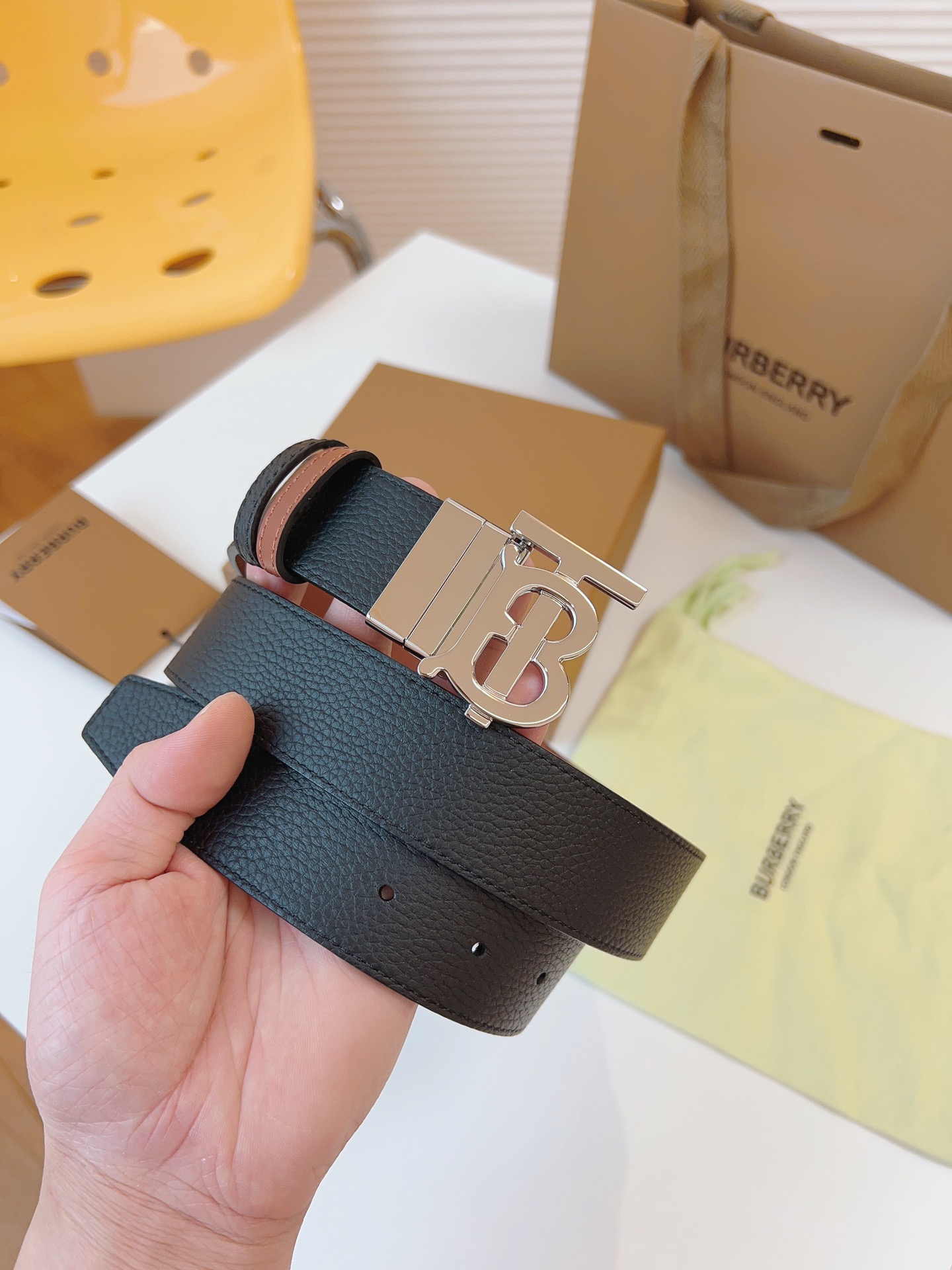 Basic Belt Top Grain Leather 34mm
