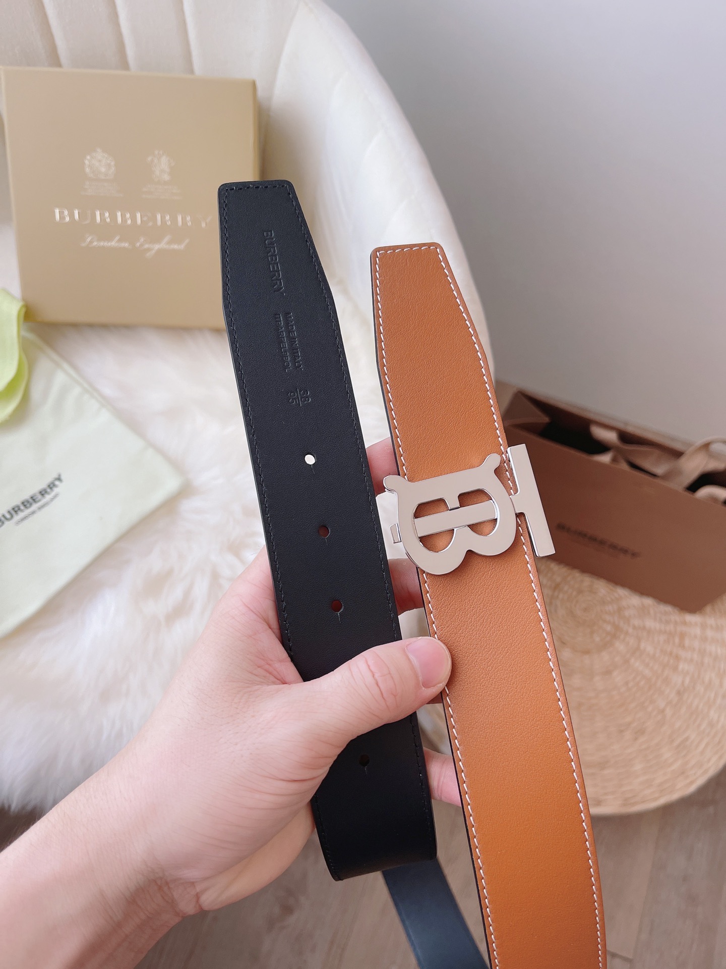 Basic Belt Top Grain Leather 38mm