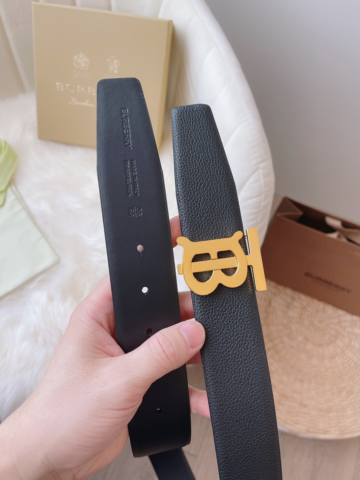 Basic Belt Top Grain Leather 38mm