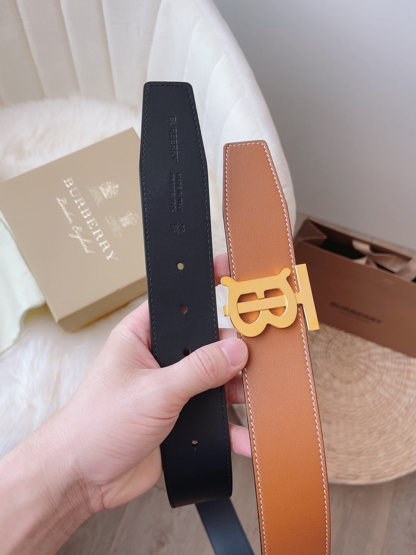 Basic Belt Top Grain Leather 38mm