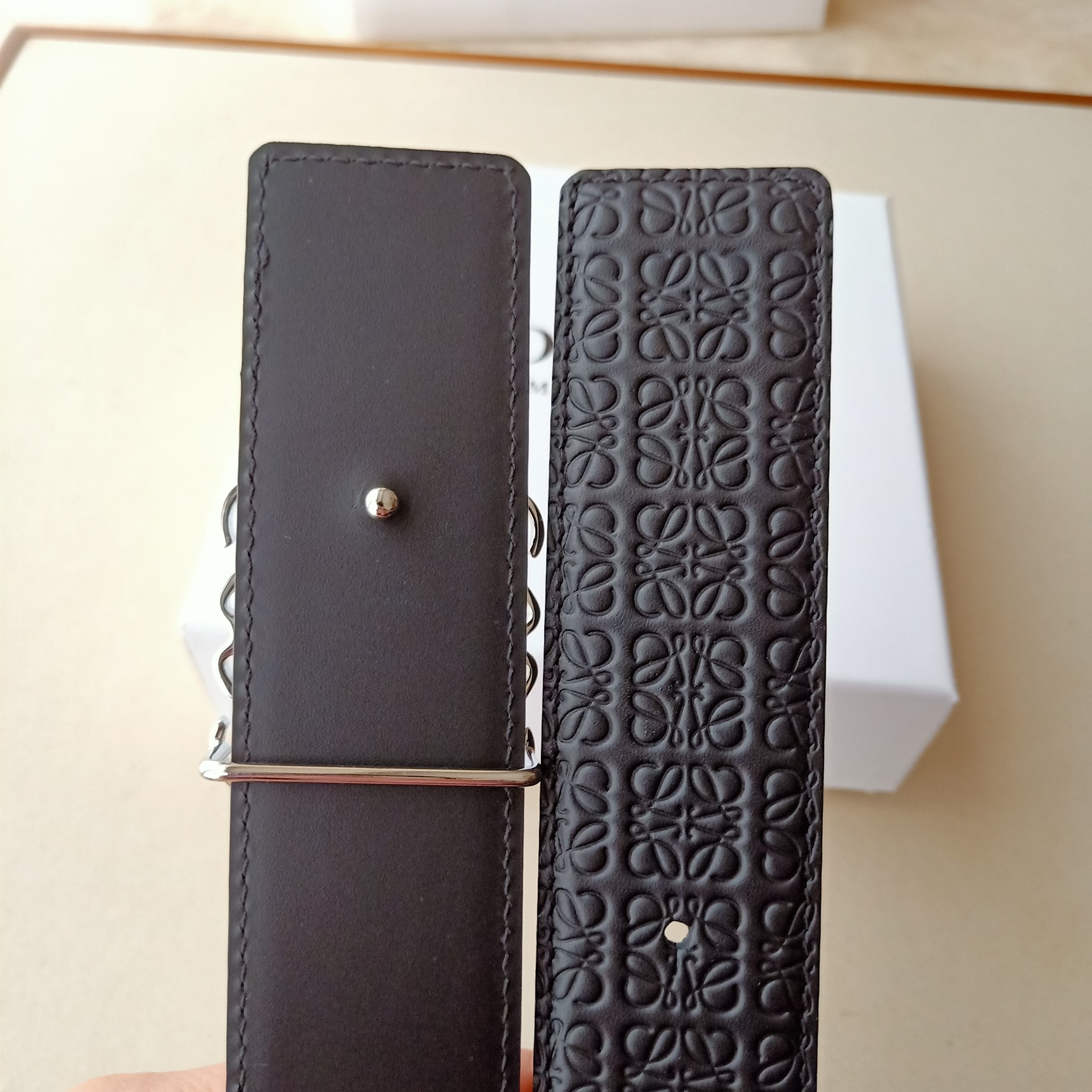 Loewe Basic Belt Top Grain Leather 40mm