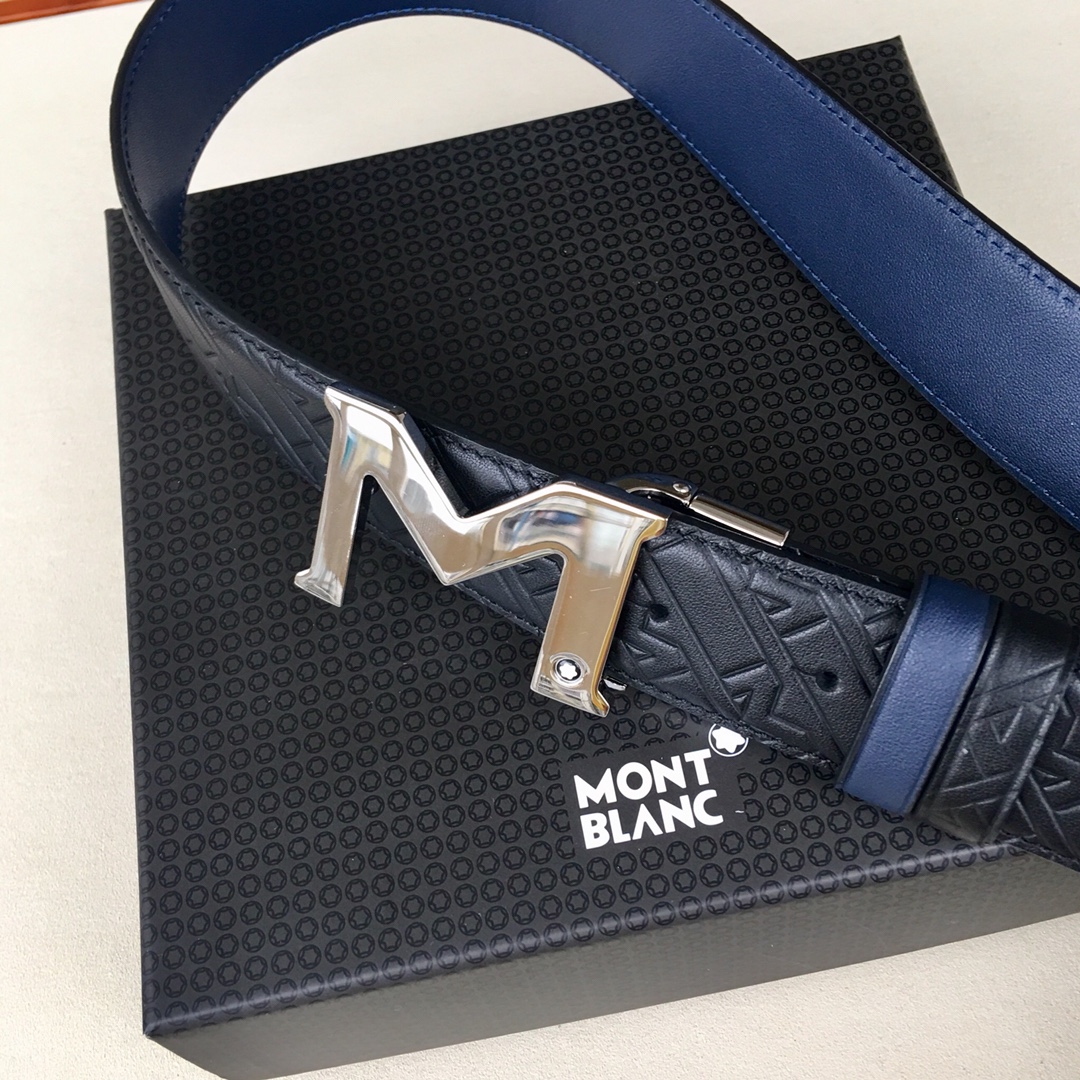 Montblanc Basic Belt Top Grain Leather 35mm