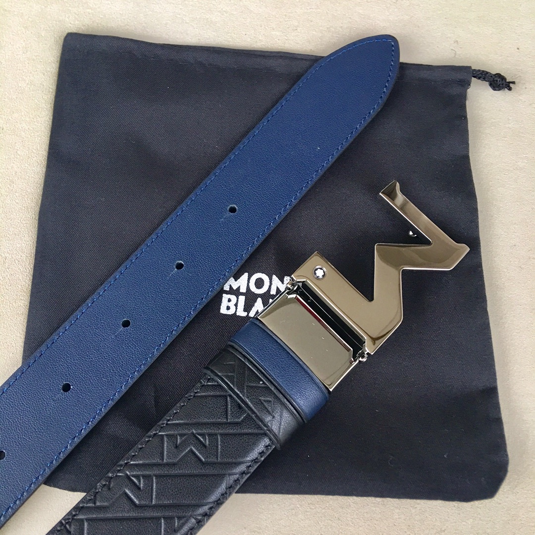 Montblanc Basic Belt Top Grain Leather 35mm