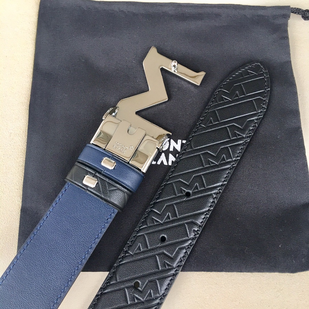 Montblanc Basic Belt Top Grain Leather 35mm