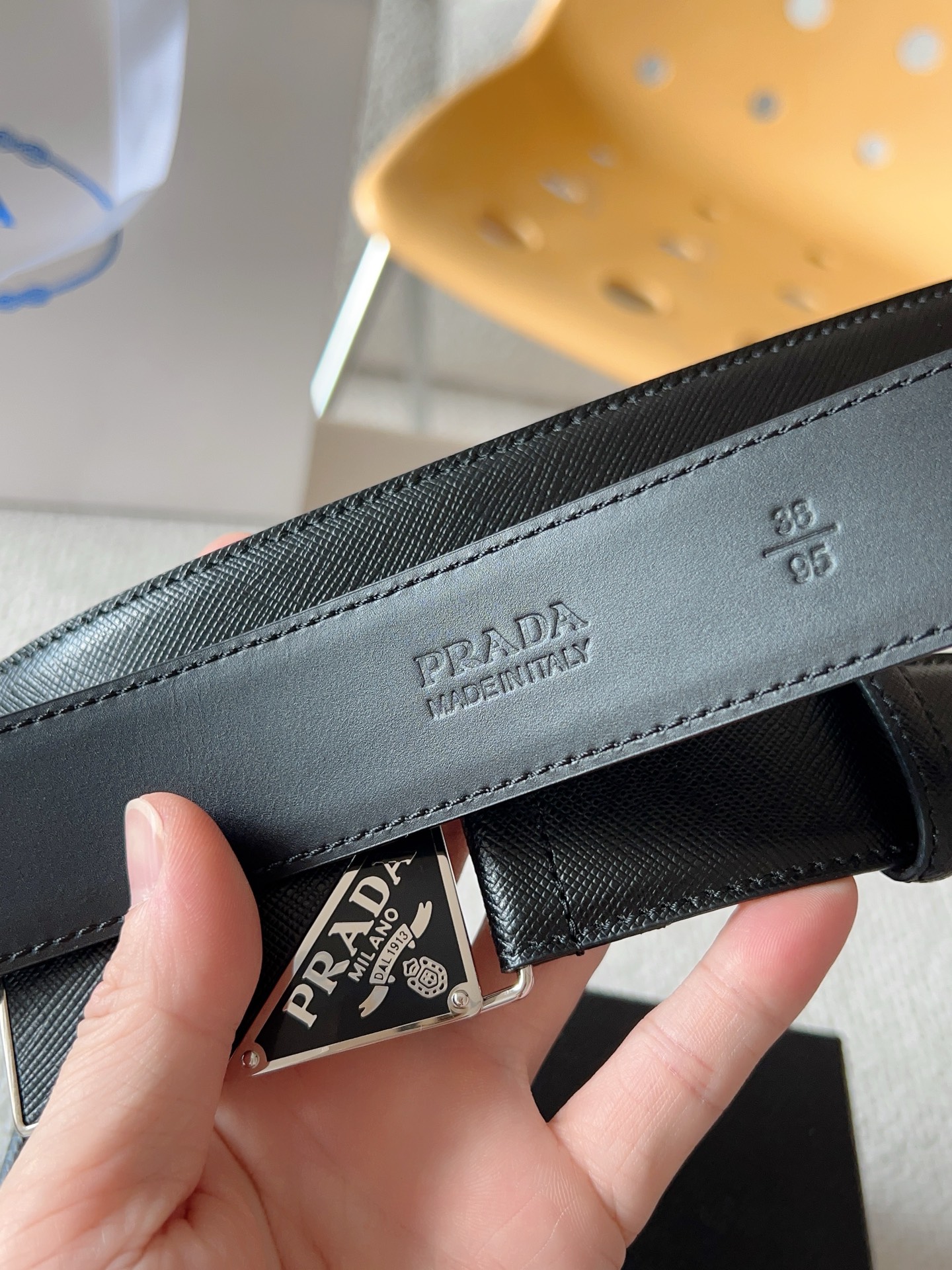 Prada Leather Belt 35mm