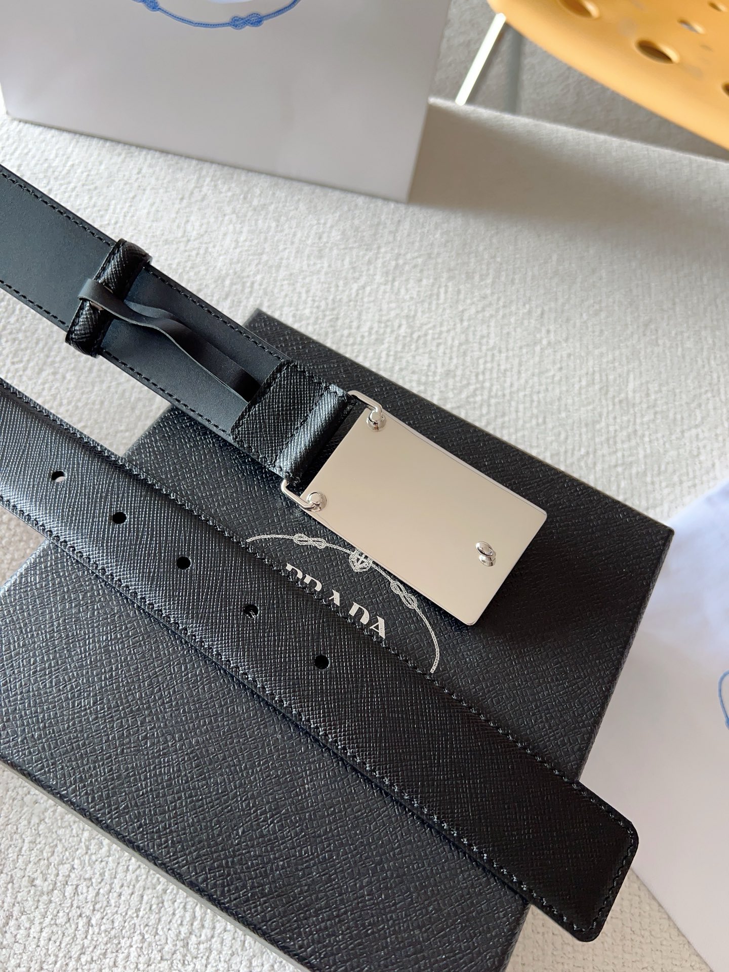 Prada Leather Belt 35mm